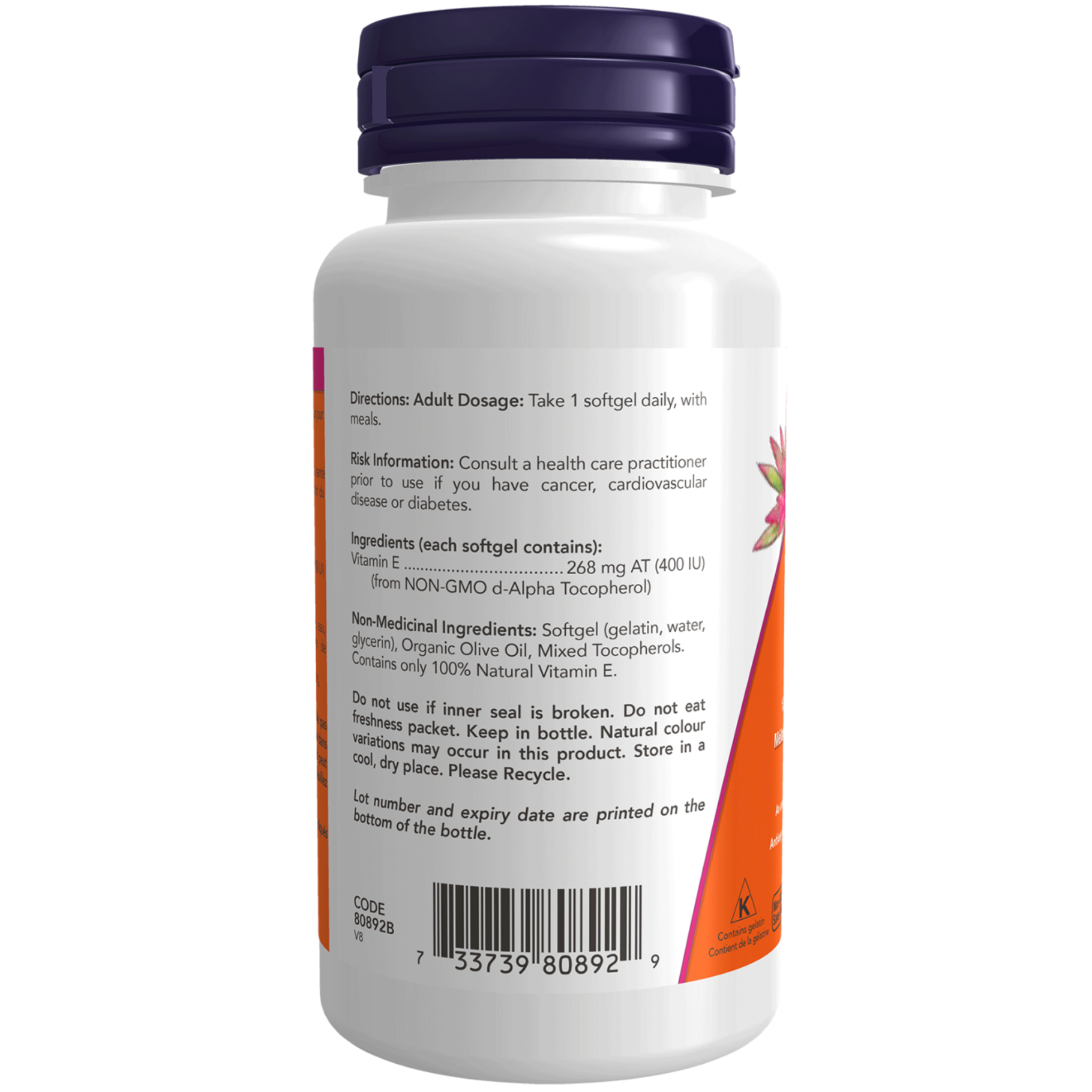 Now - E-400 - 100 Softgels