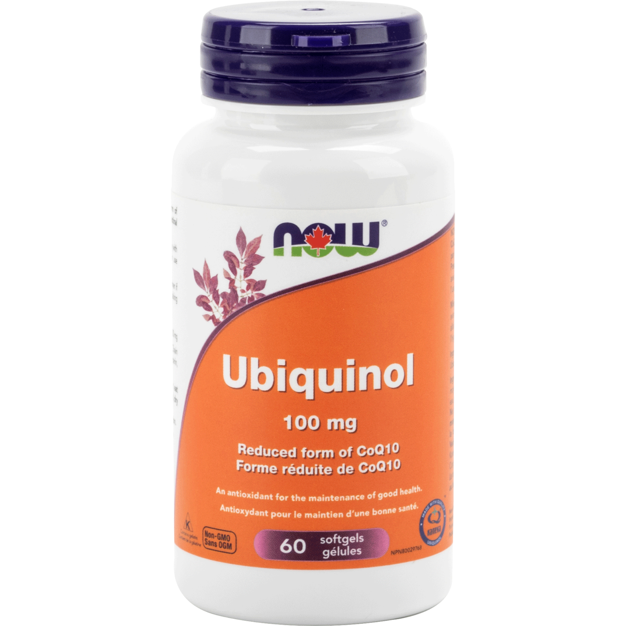 Now - Ubiquinol - 100mg 60 Softgels