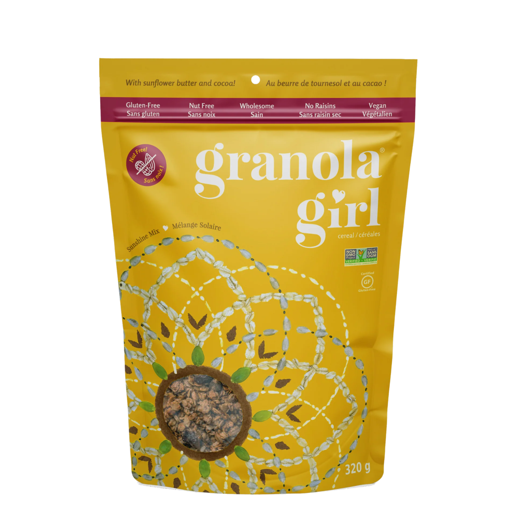 Granola Girl - Gluten Free Sunshine Mix Granola - 320g (DSL BB Jan 31, 2026)
