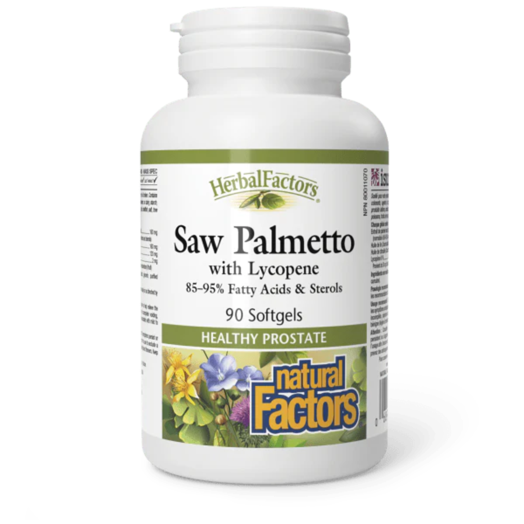 Natural Factors - Saw Palmetto W/ Lycopene - 90 Softgels