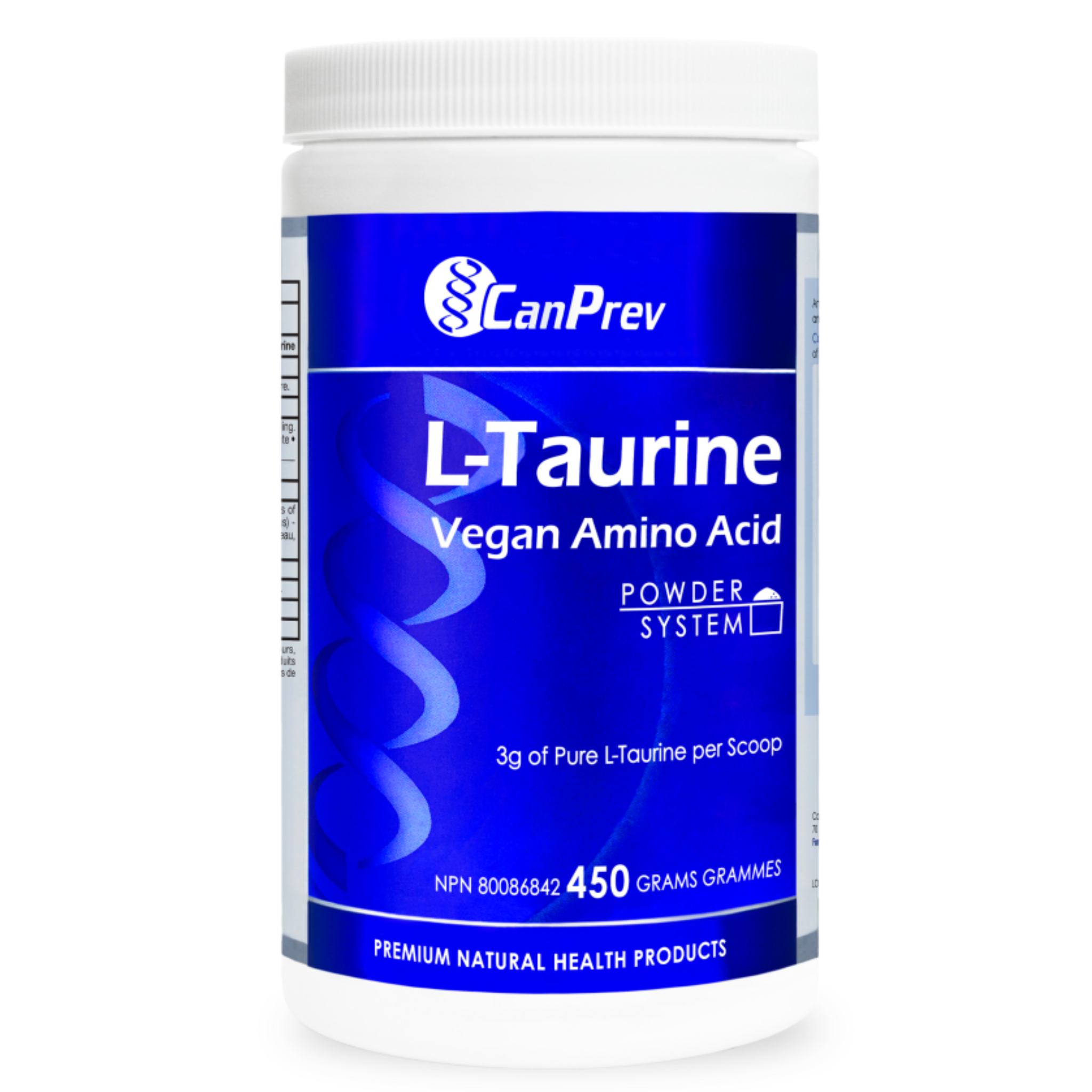 CanPrev - L-Taurine Vegan Amino Acid - 450g Powder