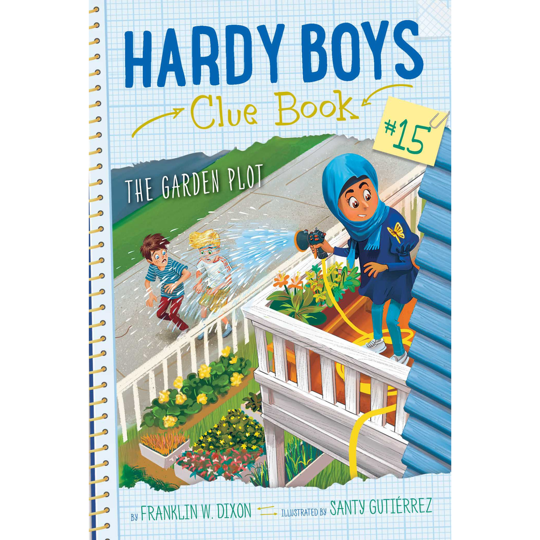 Book - Hardy Boys Clue Book The Garden Plot #15 - Franklin W. Dixon