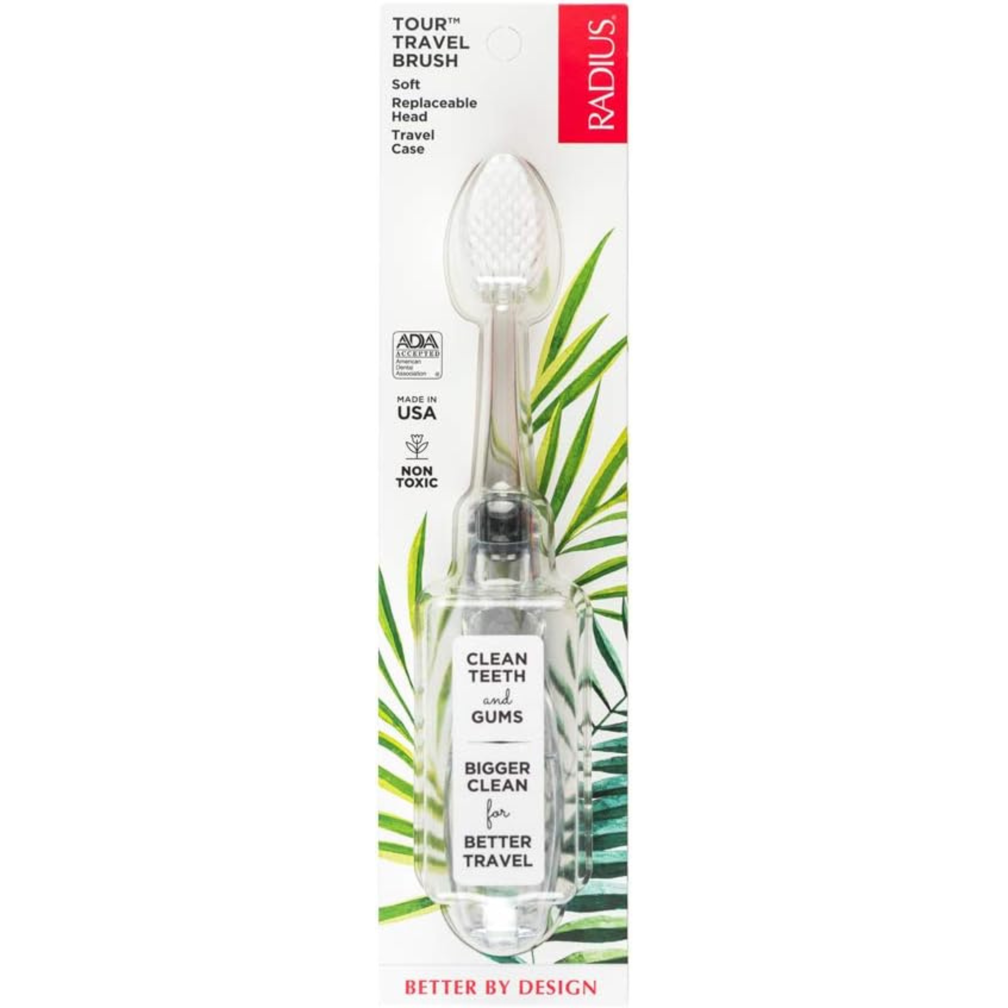 Radius - Tour Travel Brush Soft Replacement Head (DSL)