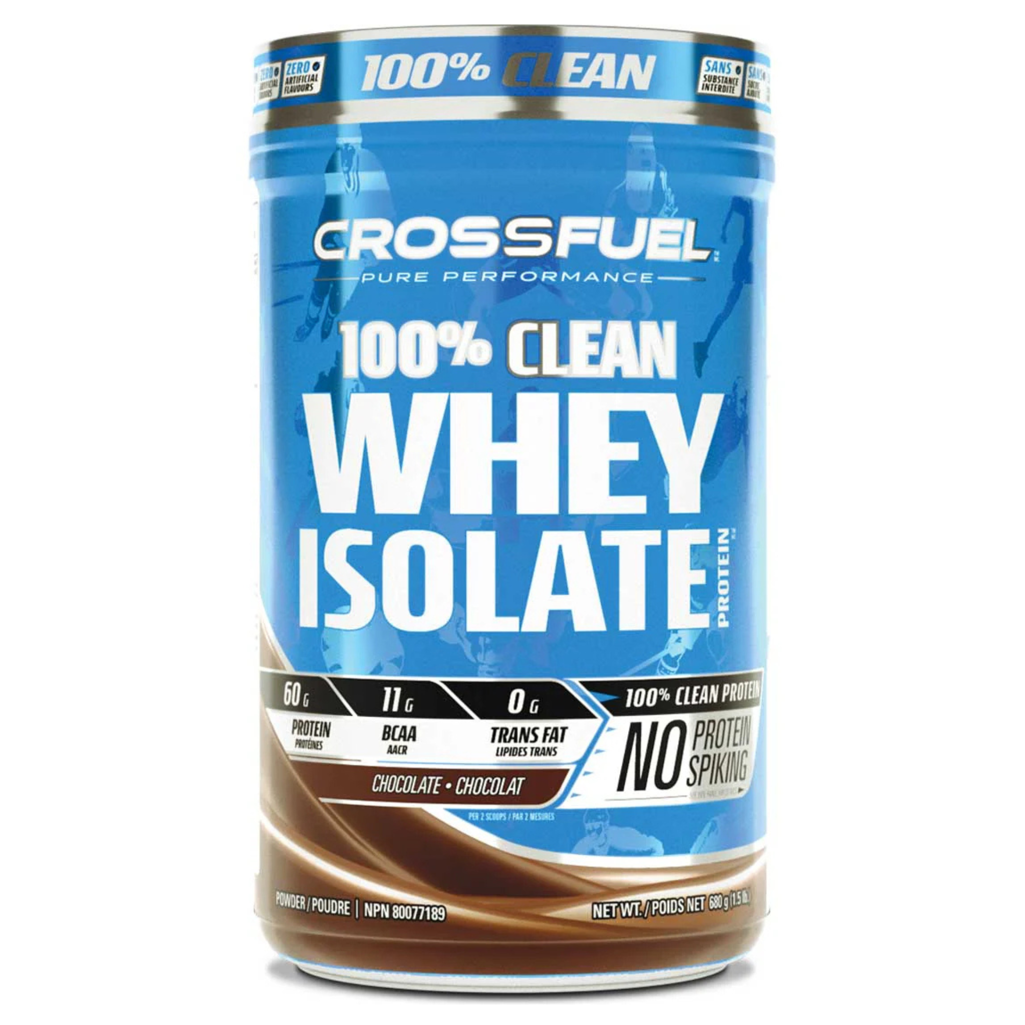Crossfuel - 100% Clean Whey Isolate Protein Powder - 680g