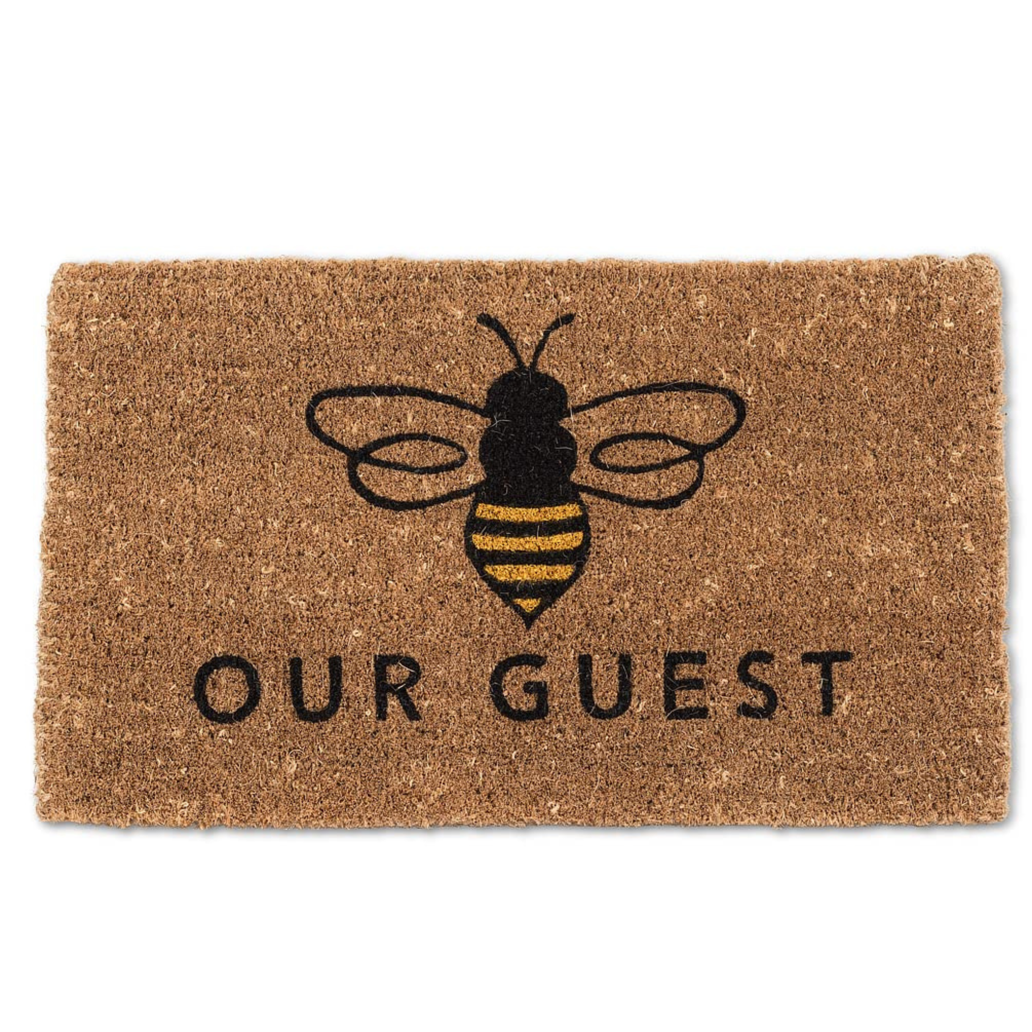 Abbott -Doormat Bee Our Guest Yellow