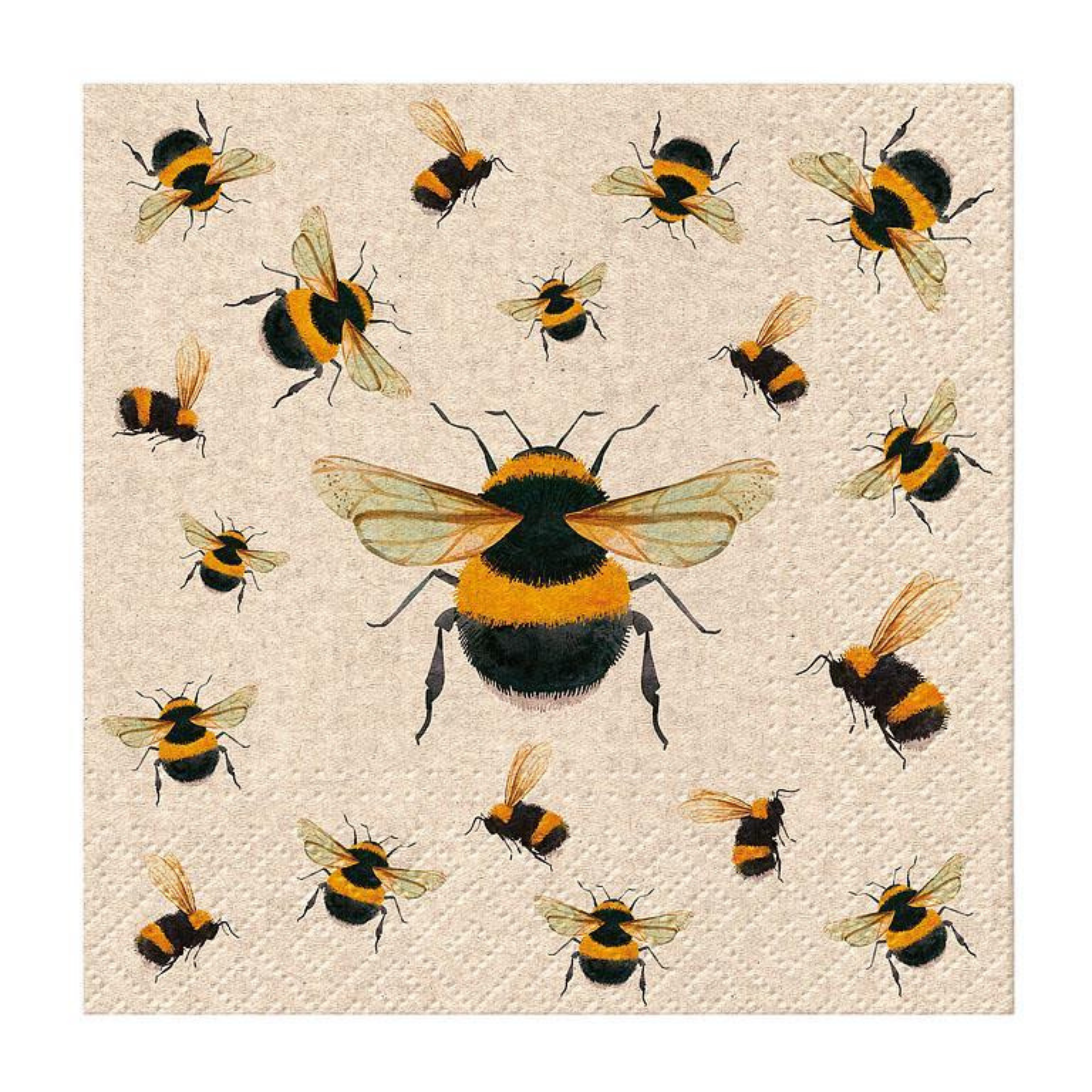 Abbott - Luncheon Napkins We Care Dancing Bees (20pk)