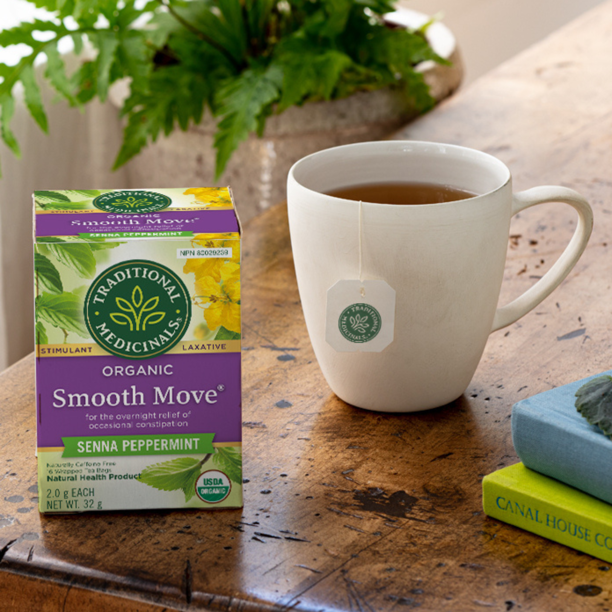 Traditional Medicinals - Organic Smooth Move Senna Peppermint - 16 Tea Bags
