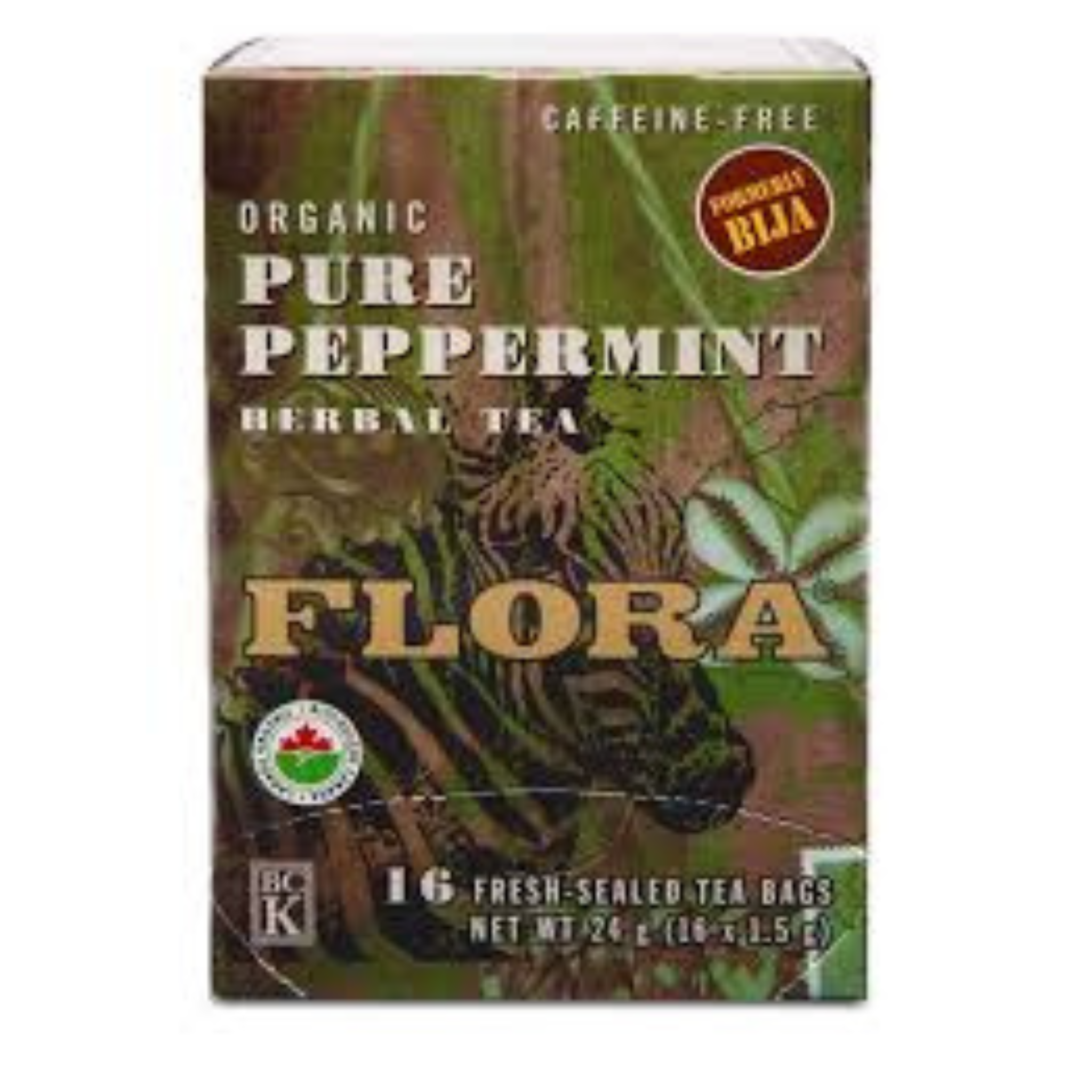 Flora - Pure Peppermint Tea - 16 Tea Bags (DSL)