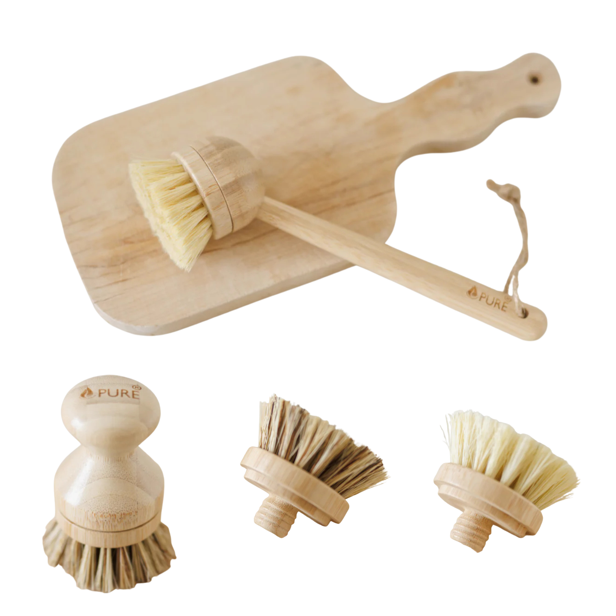 Pure Quemar - Dish Brushes W/ Refill Head Options