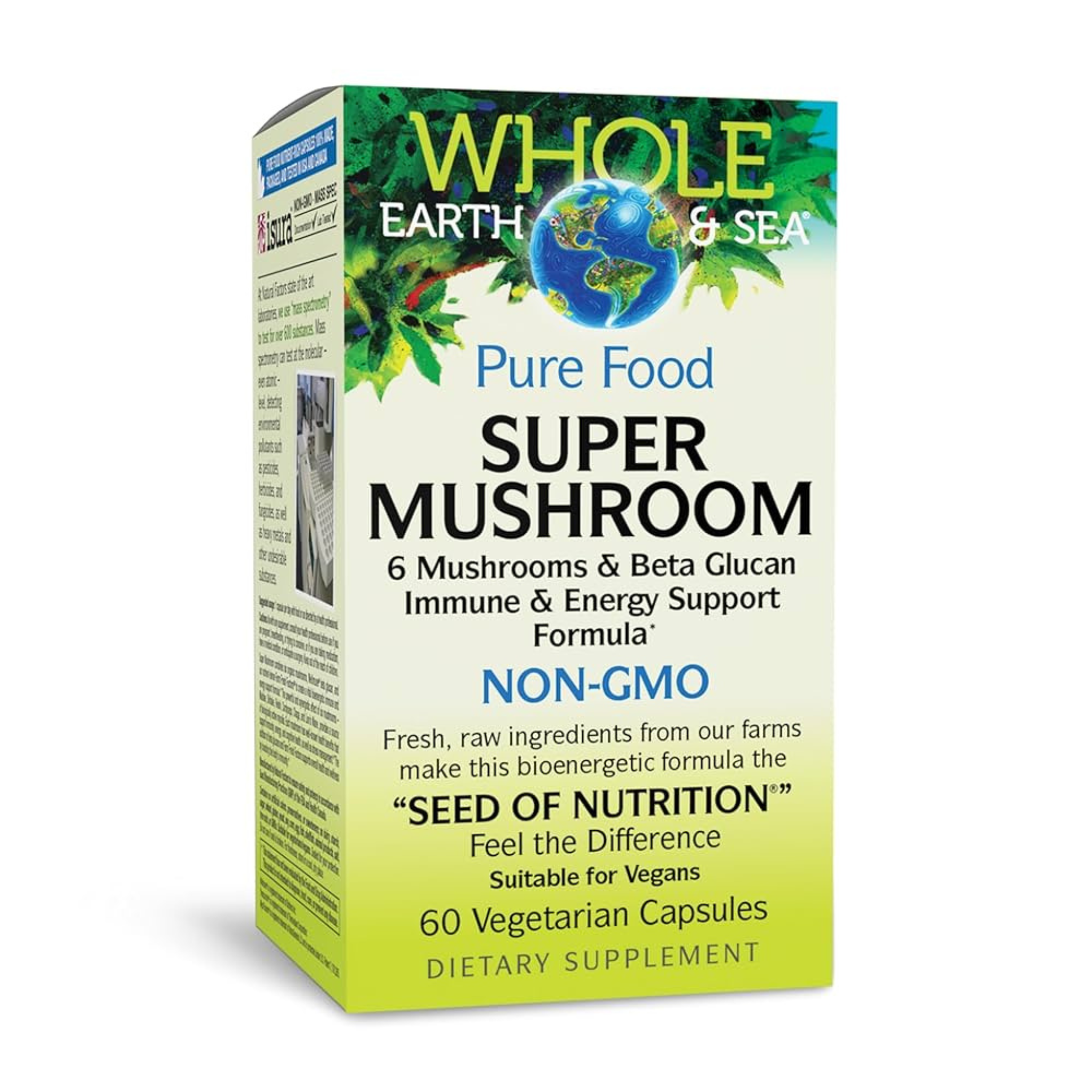 Whole Earth & Sea - Super Mushroom - 60 Veg Capsules