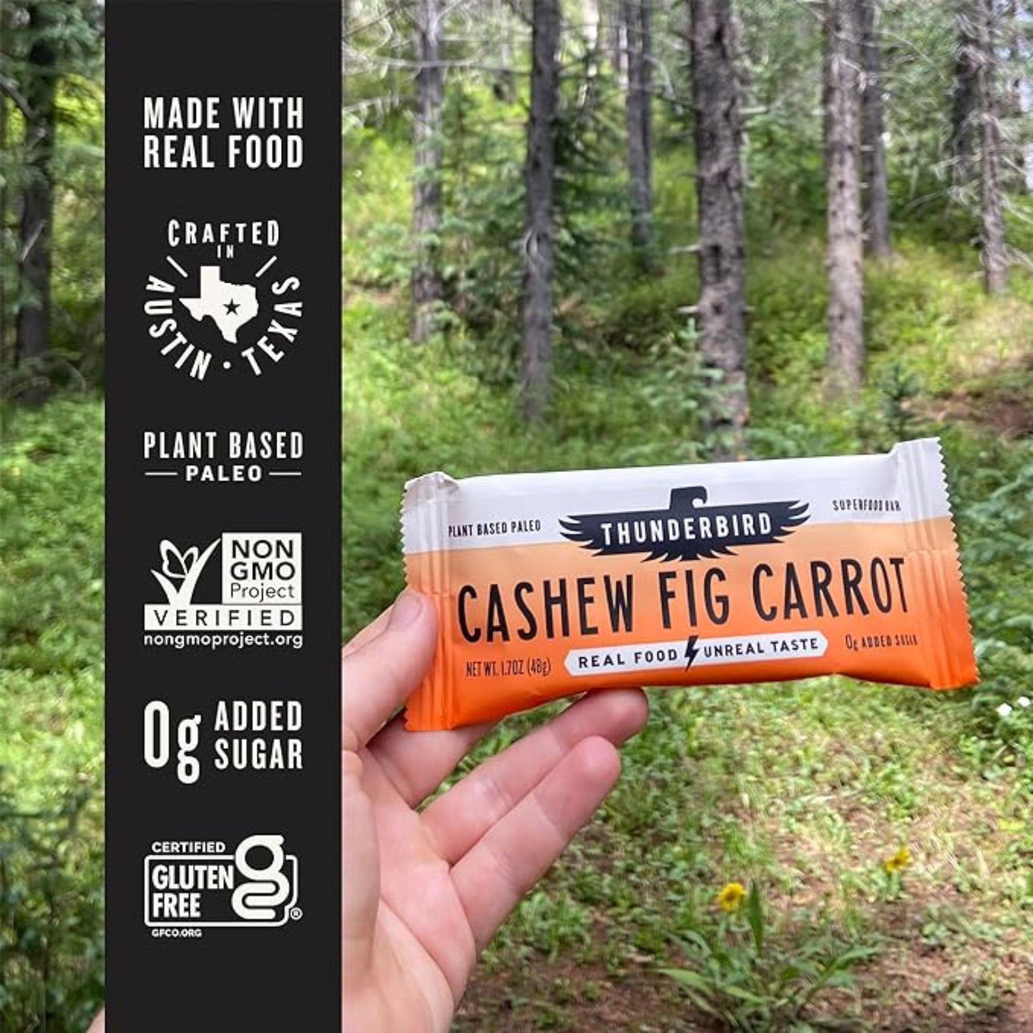 Thunderbird Bars - Cashew Fig Carrot - 48g