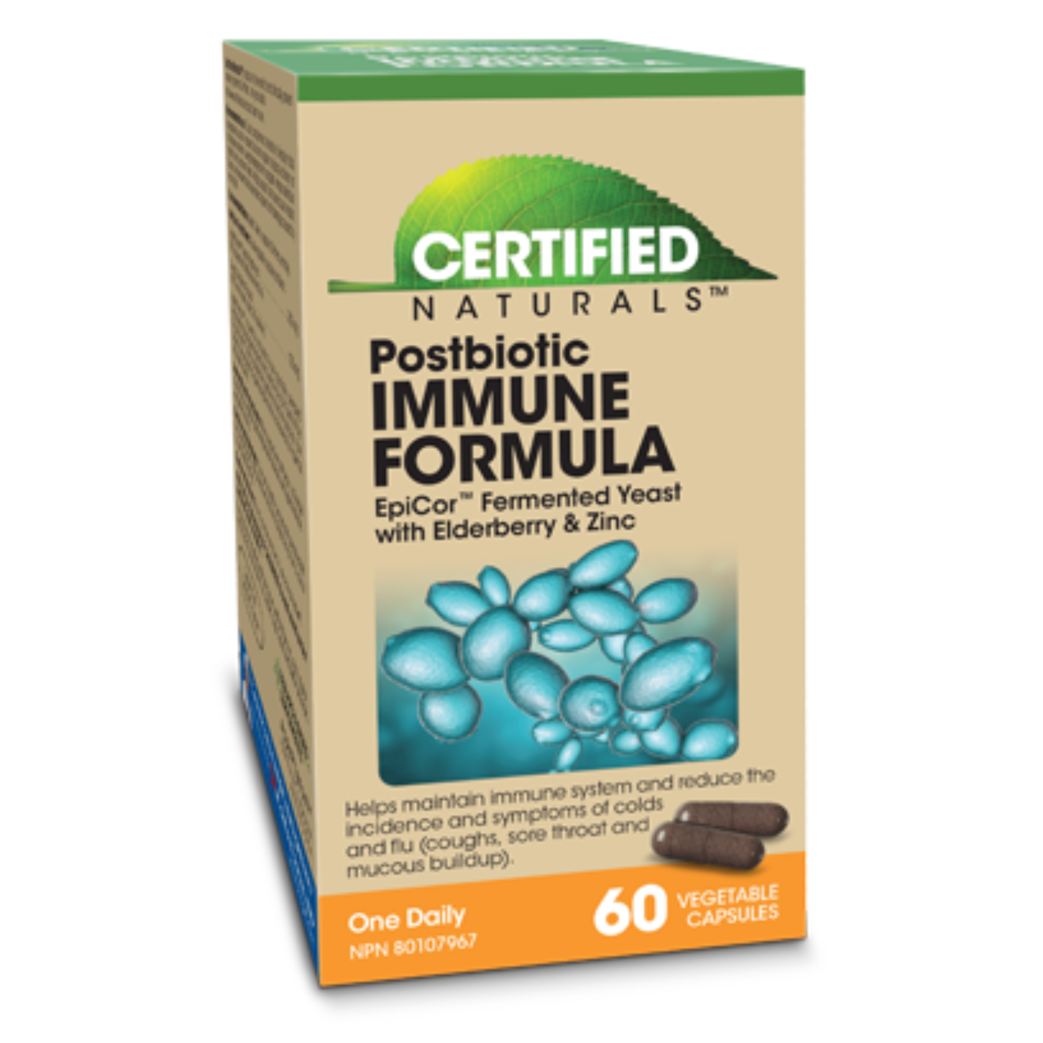 Certified Naturals - Postbiotic Immune Formula - 60 Veg Capsules