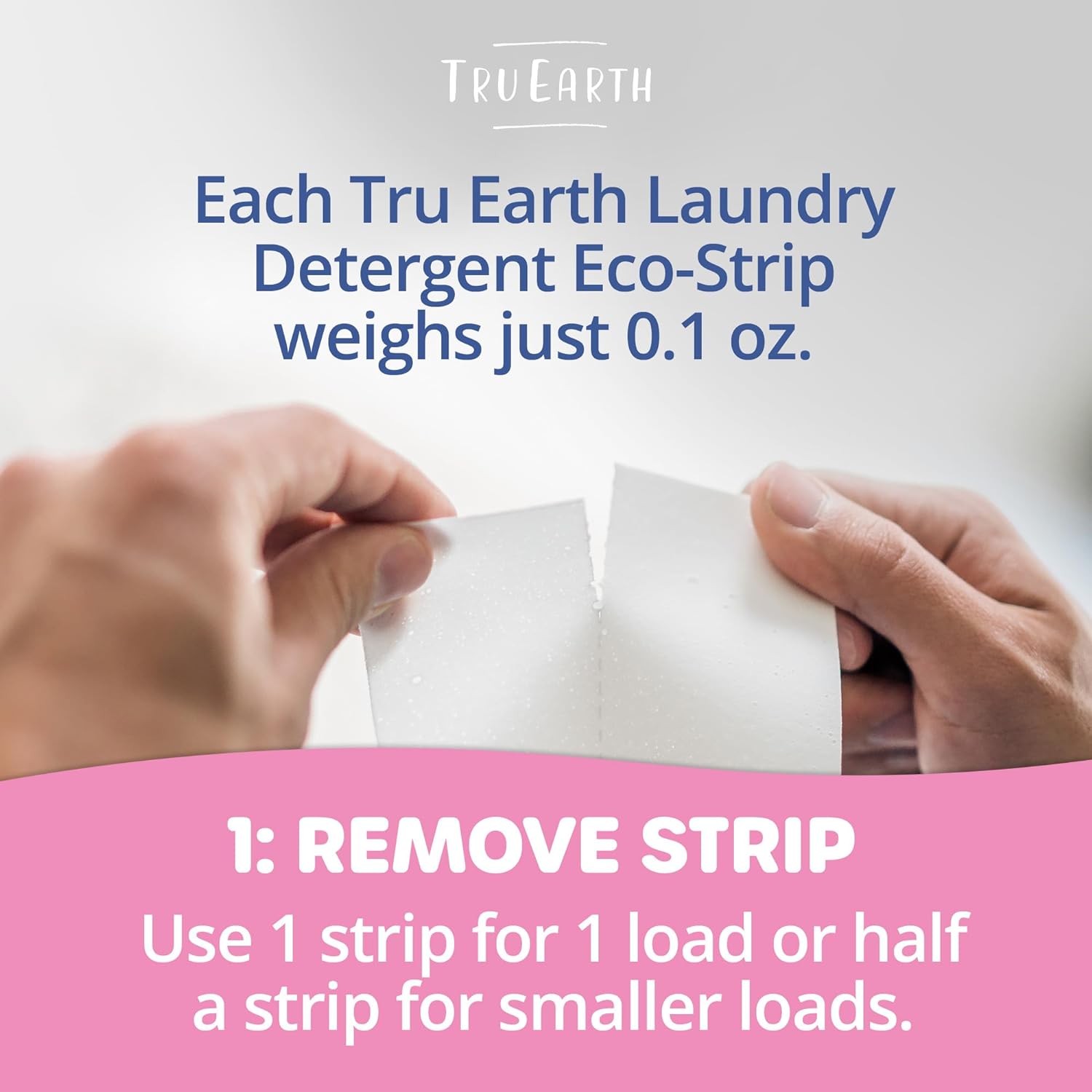 Tru Earth - Eco-Strips Laundry Detergent Baby - 32 Loads