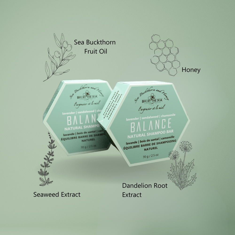 Bee By The Sea - Balance Shampoo Bar - 70g