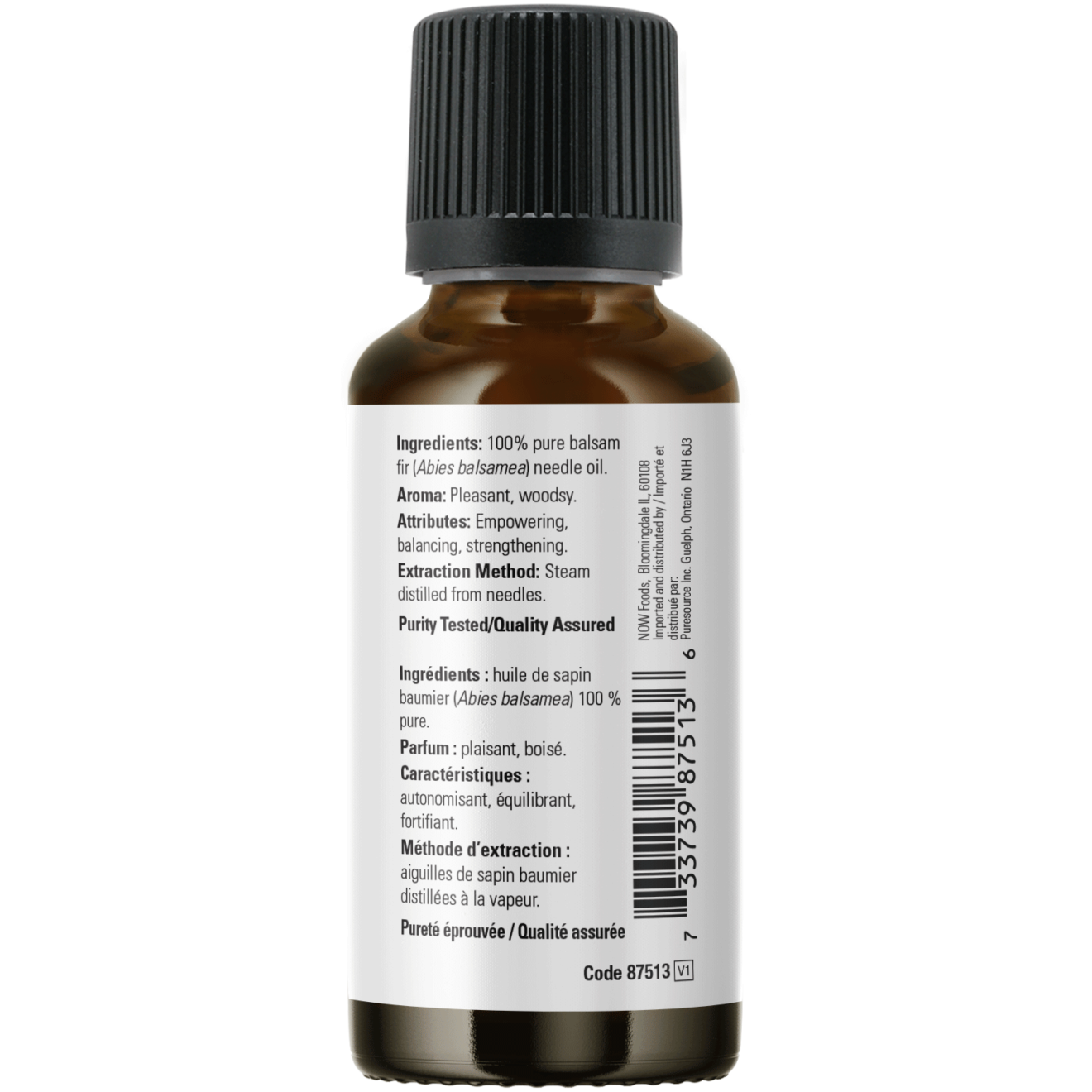 Now - Balsam Fir Needle Essential Oil - 30ml