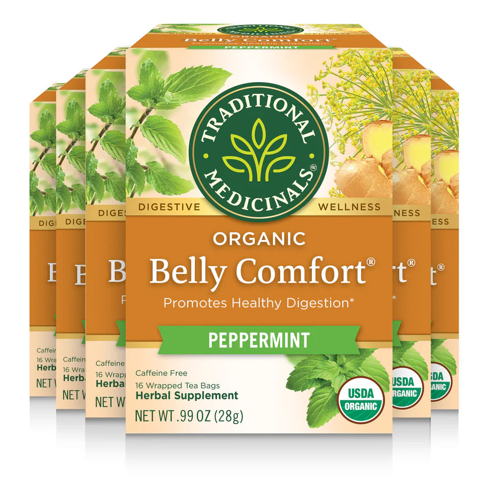 Traditional Medicinals - Organic Belly Comfort Peppermint - 16 Tea Bags