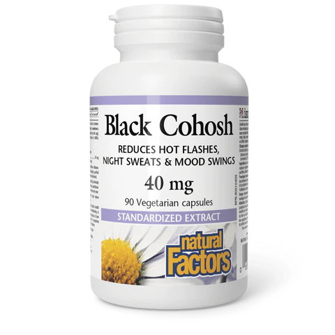 Natural Factors - Black Cohosh Standardized Extract - 40mg 90 Veg Capsules