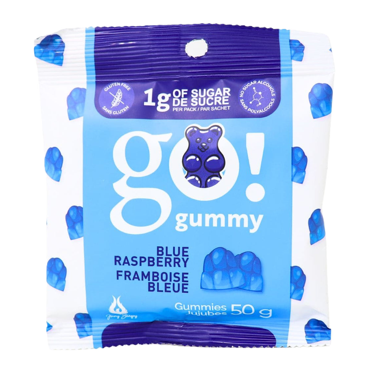 GO! Gummy - Blue Raspberry Gummies - 50g