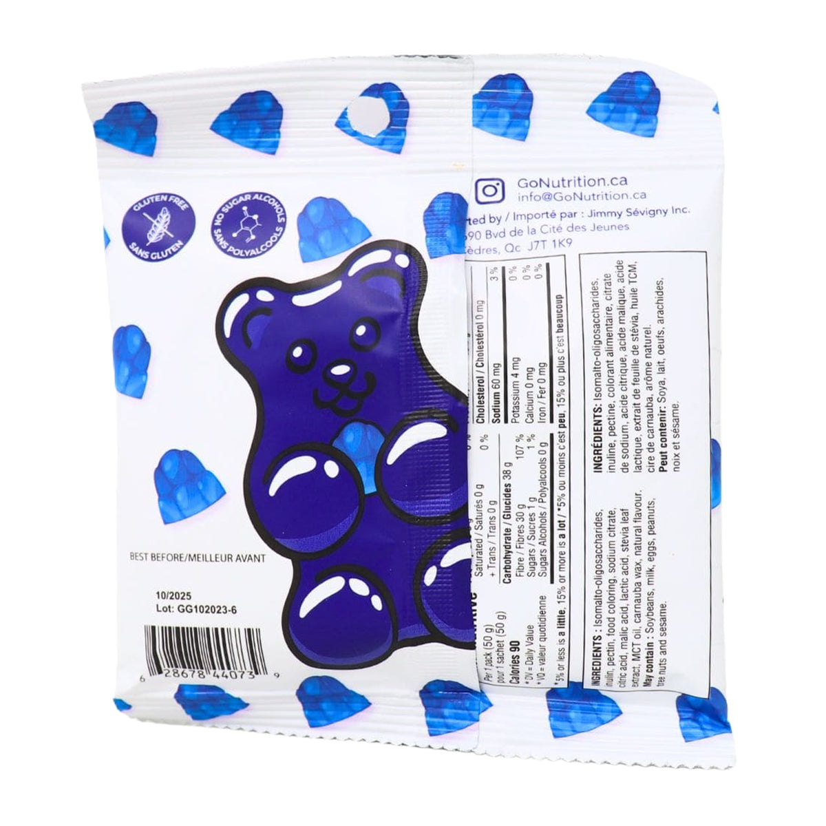 GO! Gummy - Blue Raspberry Gummies - 50g