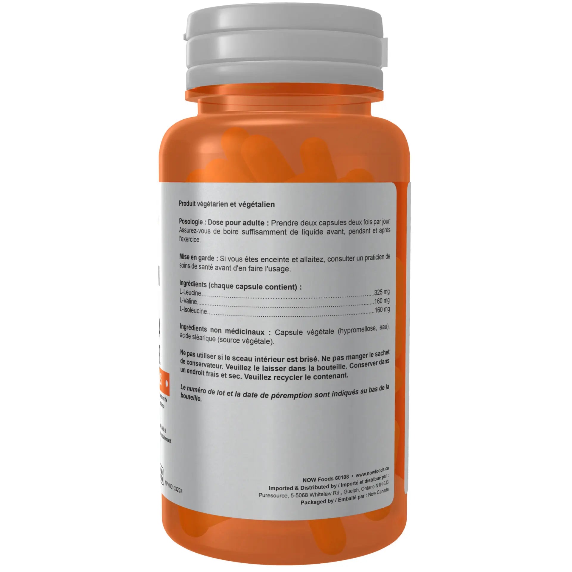 Now Sports - Branched Chain Amino Acids - 120 Veg Capsules