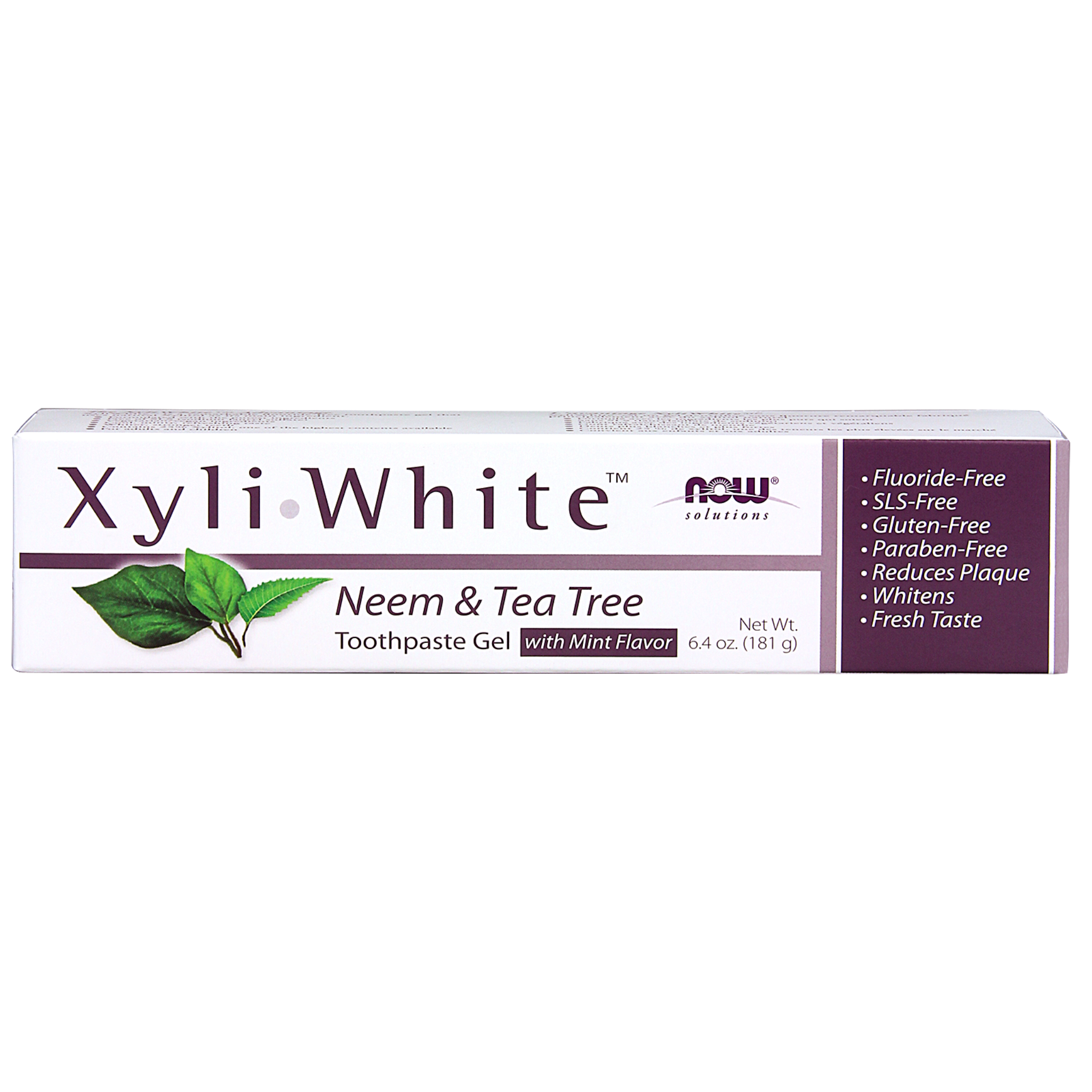 Now - Xyli White Neem & Tea Tree Toothpaste Gel - 181g