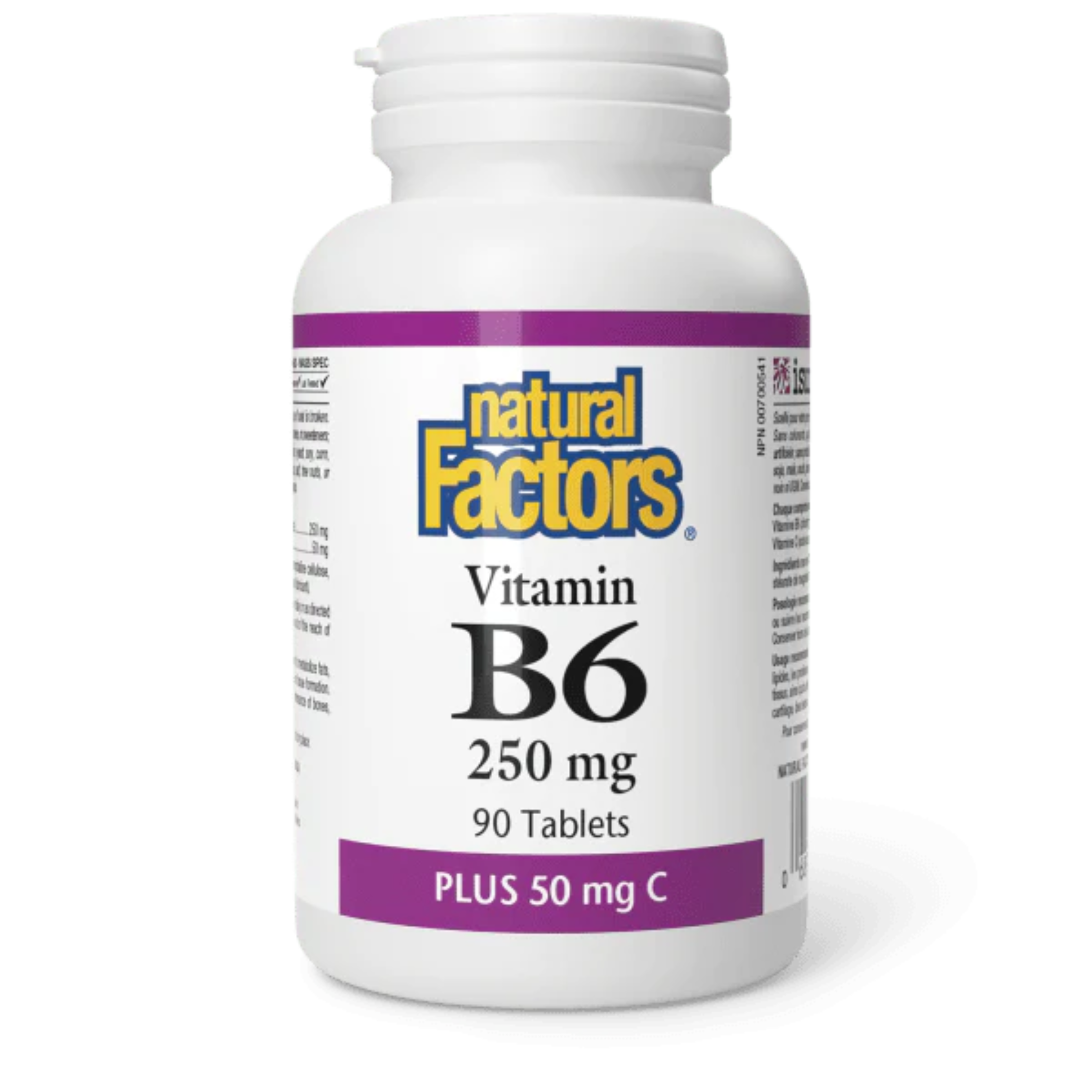 Natural Factors - Vitamin B6 - 250mg 90 Tablets