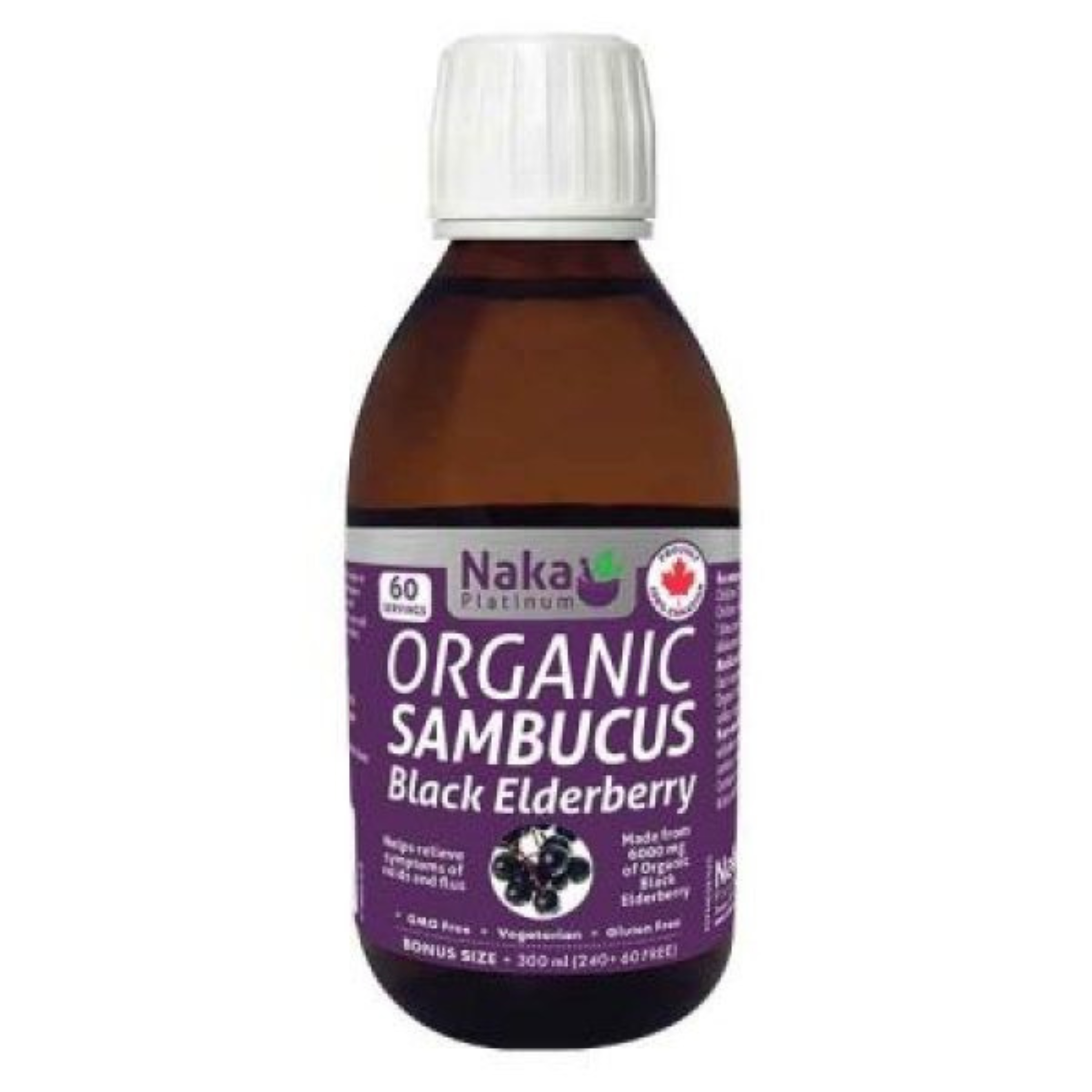 Naka - Organic Sambucus Elderberry Syrup - 300ml