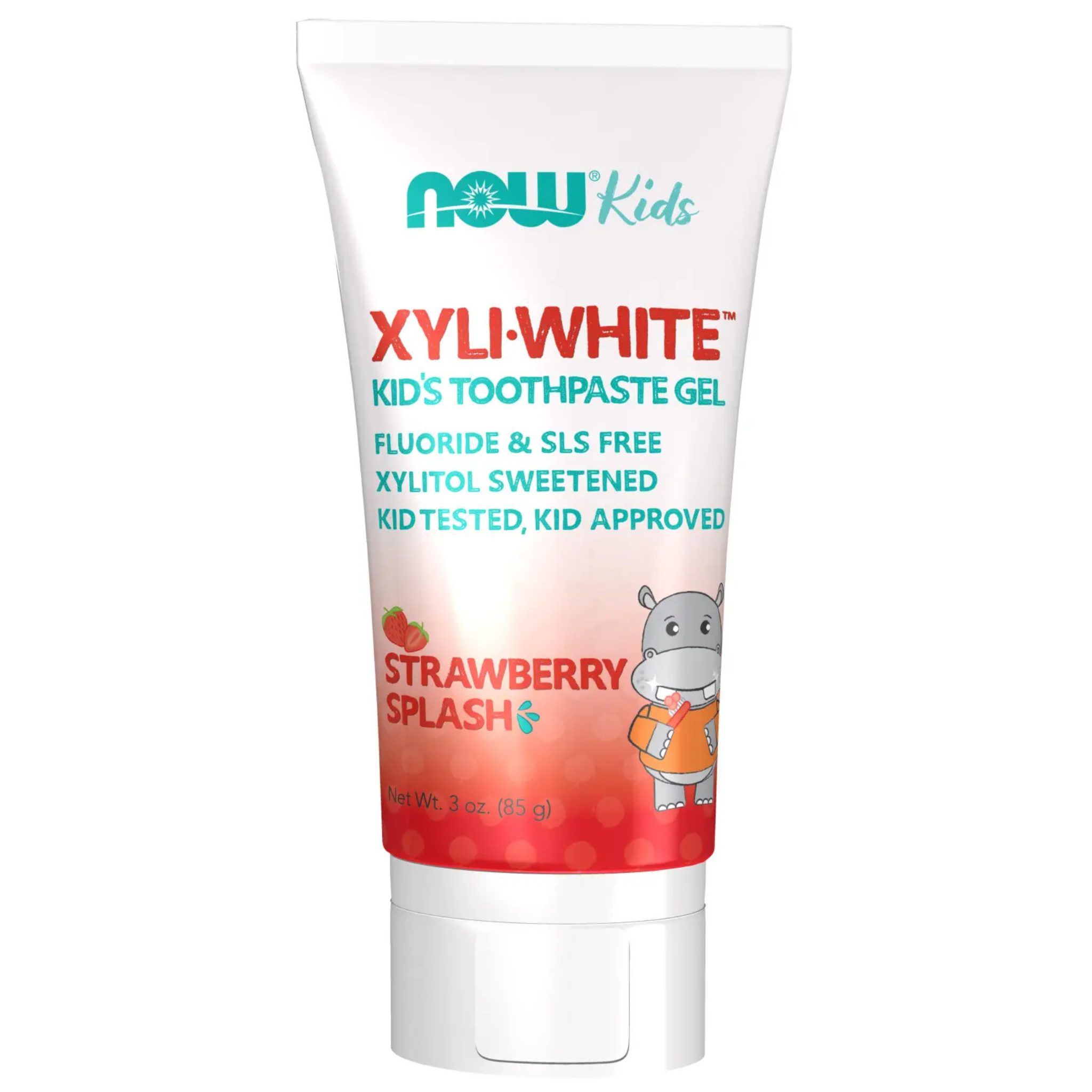Now Kids - Xyli White Toothpaste Strawberry Splash - 85g