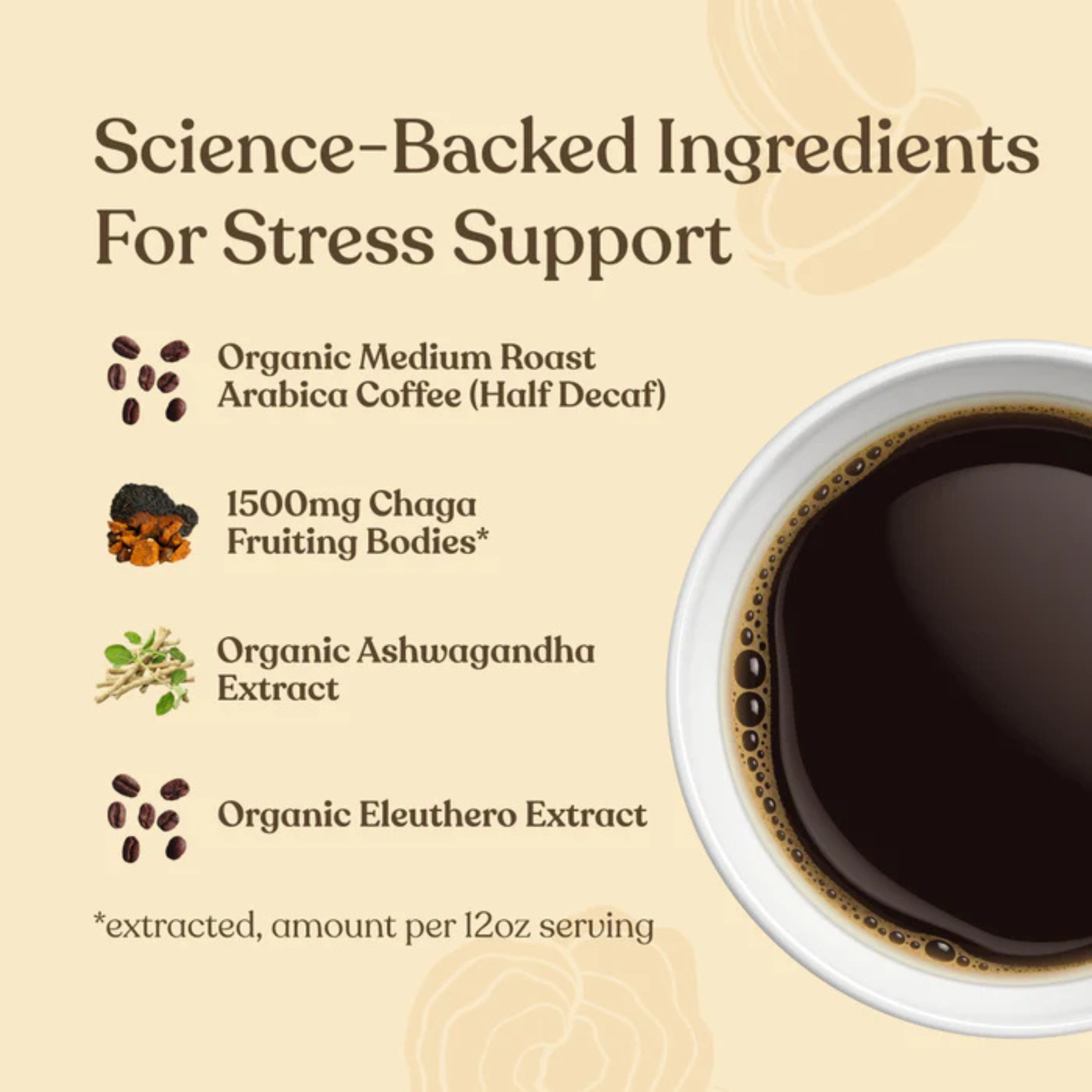 Four Sigmatic - Balance Adaptogen Ground Coffee Medium Roast (DSL)