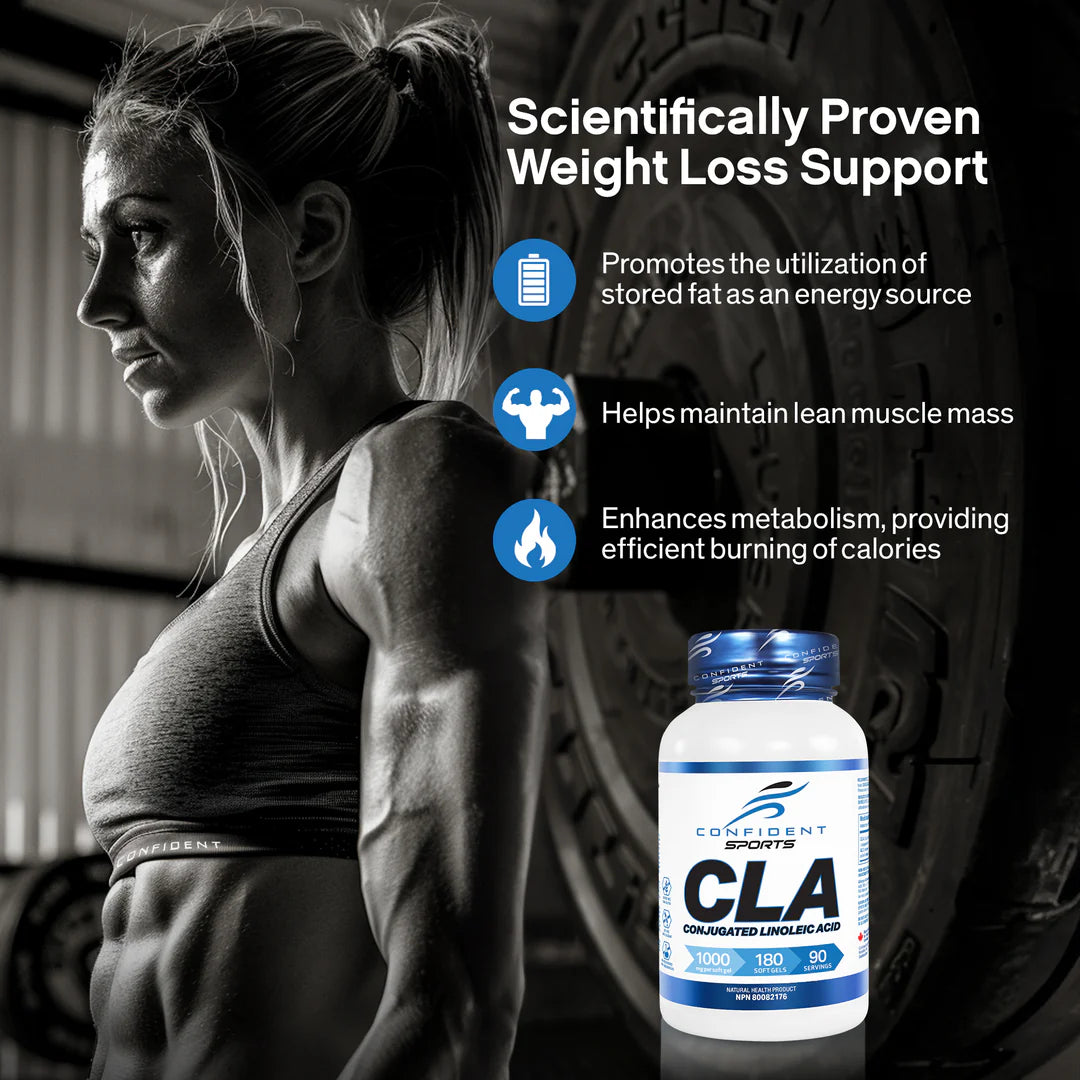 Confident Sports - CLA - 1000mg 90 Capsules
