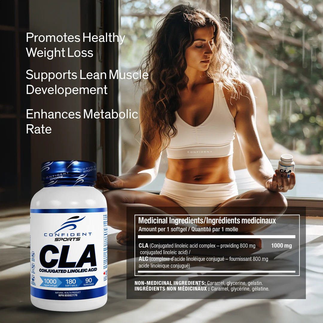 Confident Sports - CLA - 1000mg 90 Capsules