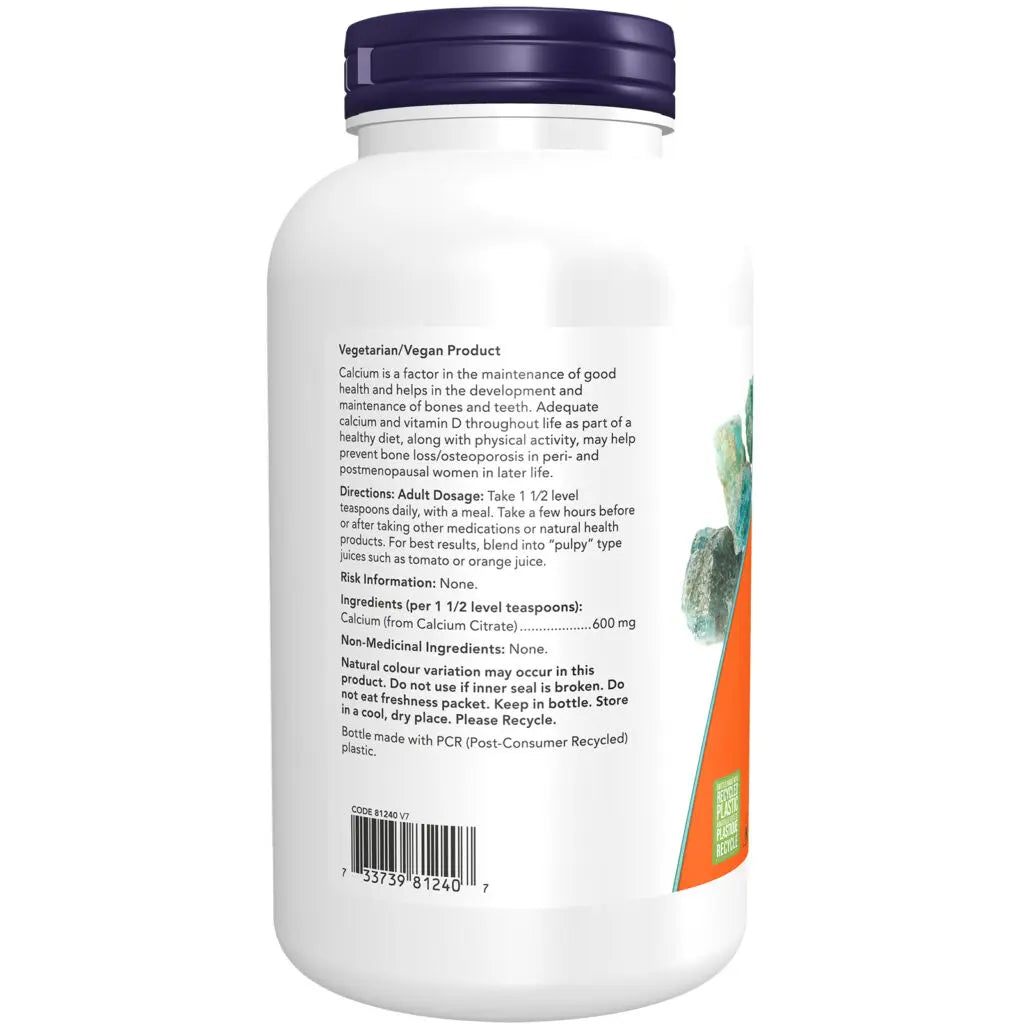 Now - Calcium Citrate - Powder 227g