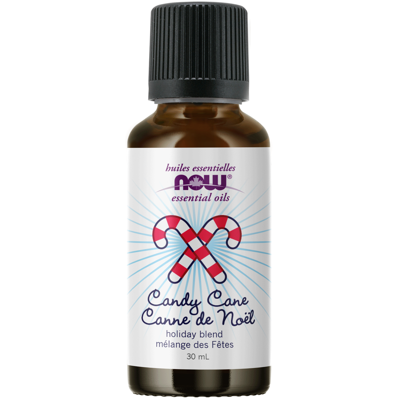 Now - Candy Cane Holiday Blend Essential Oil - 30ml (SEASONAL)