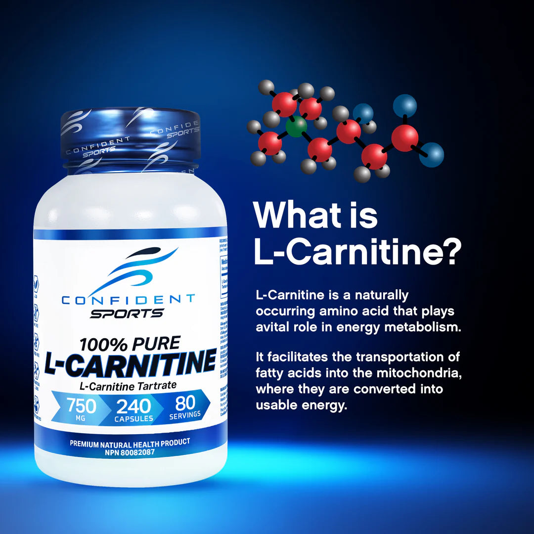 Confident Sports - L Carnitine - 750mg 120 Capsules