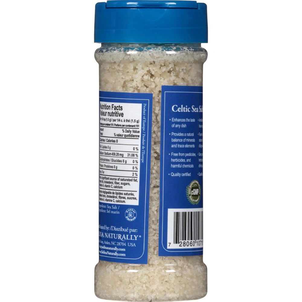 Selina Naturally - Celtic Sea Salt Light Grey Celtic Shaker - 227g