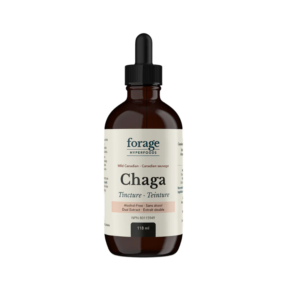 Forage Hyperfoods - Chaga Tincture Alcohol Free - 118ml (DSLM)