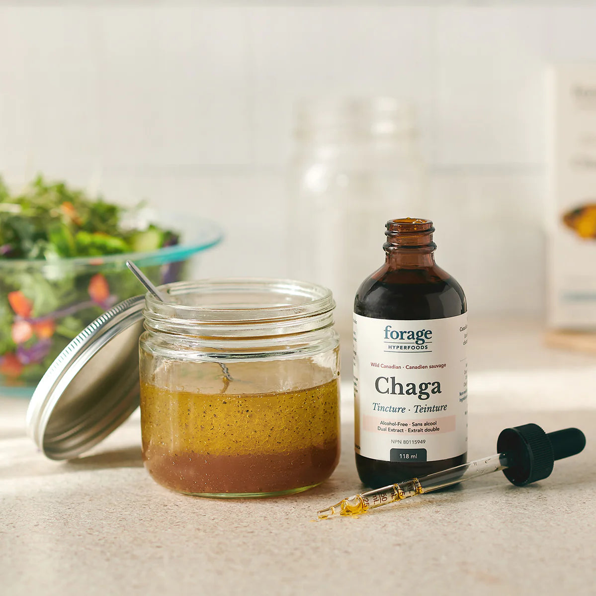 Forage Hyperfoods - Chaga Tincture Alcohol Free - 118ml (DSLM)