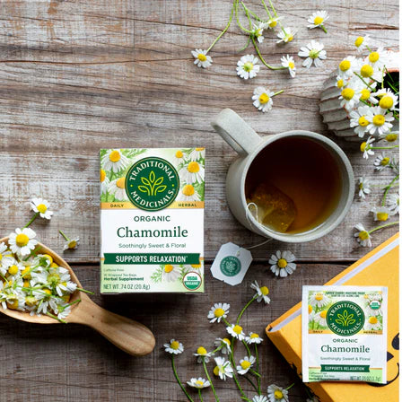 Traditional Medicinals - Organic Chamomile & Lavender Tea - 16 Tea Bags