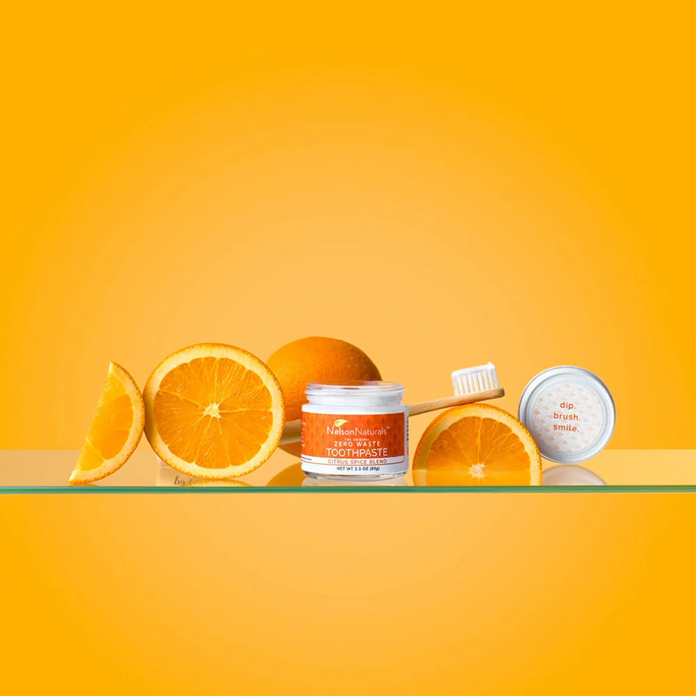 Nelson Naturals - The Original Zero Waste Toothpaste Citrus Spice Blend - 93g