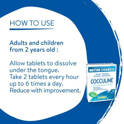 Boiron - Cocculine Motion Sickness - 60 Tablets