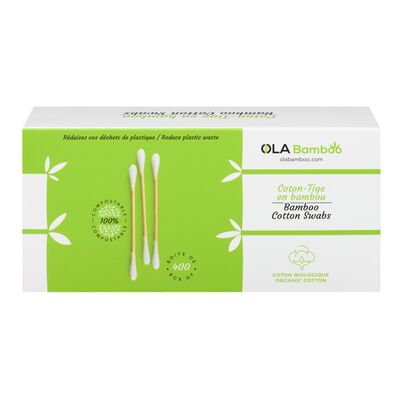 OLA Bamboo - Cotton Swabs - 400pk