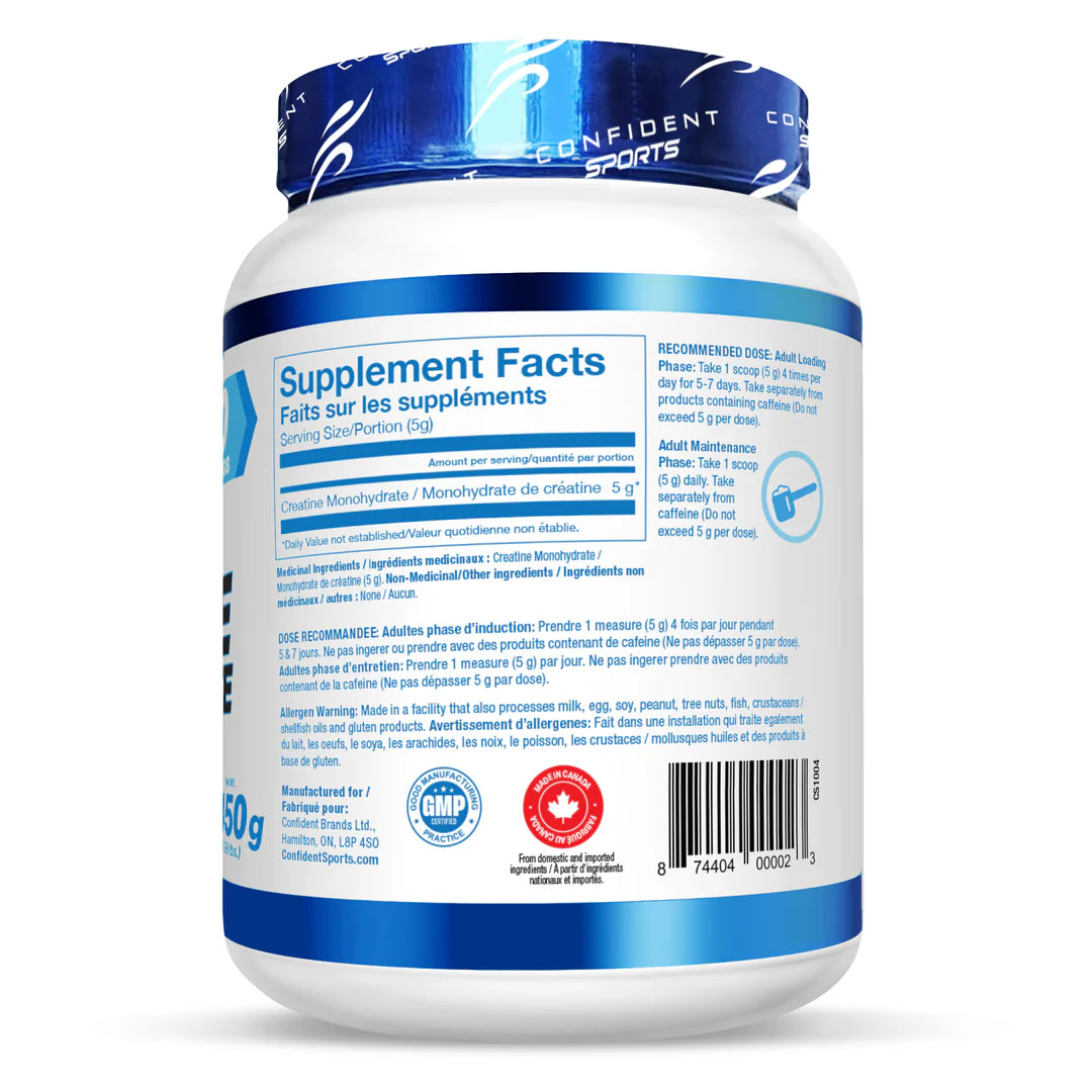 Confident Sports - Creatine Monohydrate