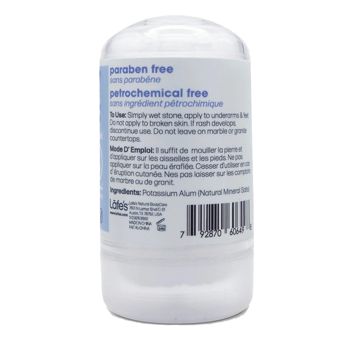 Lafe's - Mineral Crystal Rock Deodorant