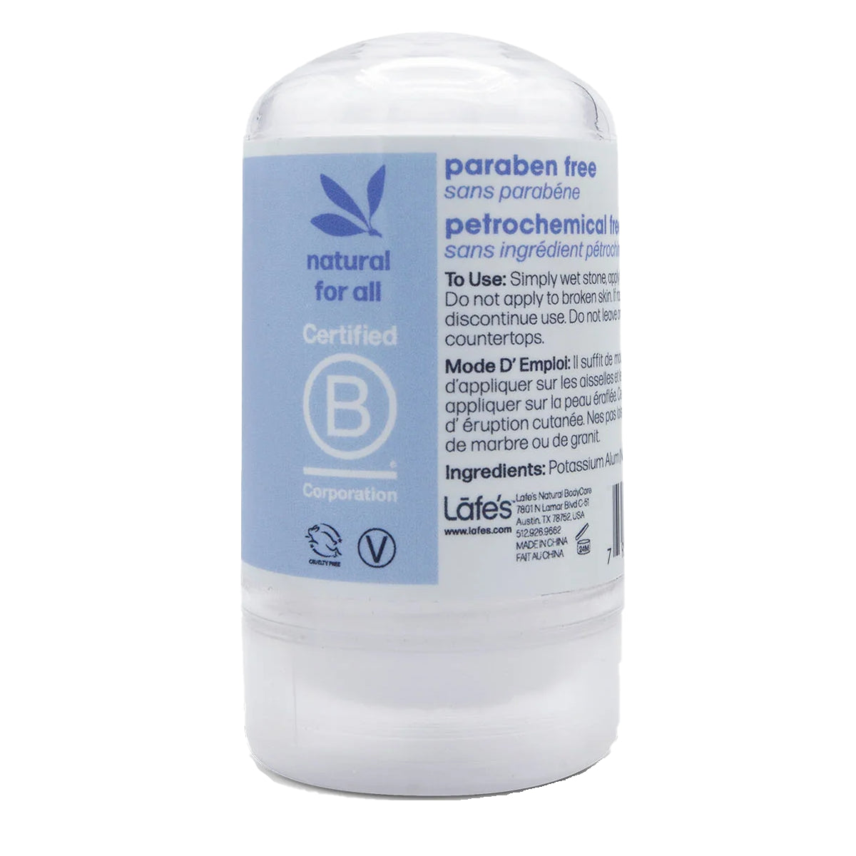 Lafe's - Mineral Crystal Rock Deodorant