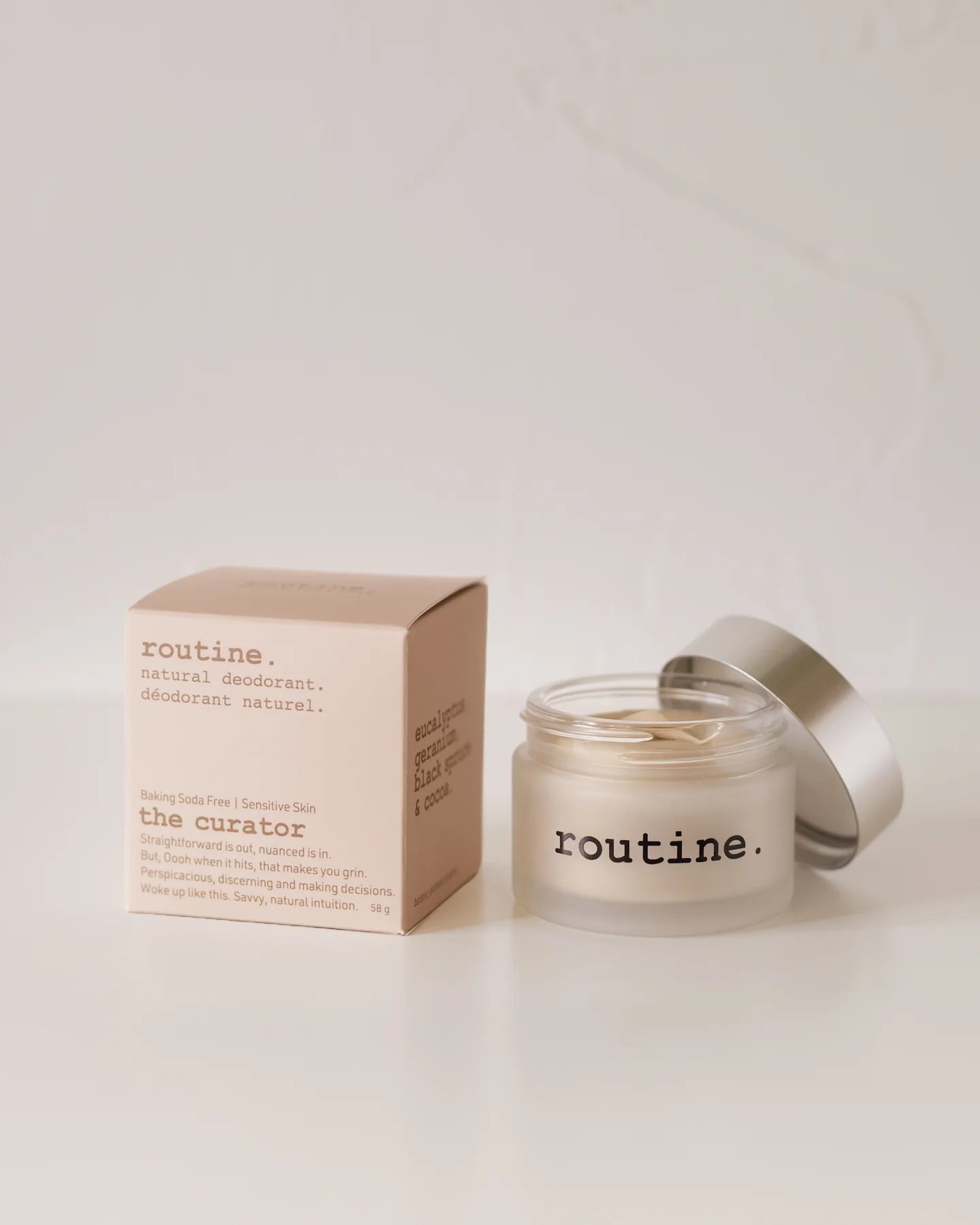 Routine - The Curator Deodorant (Baking Soda Free) - Jar 58G