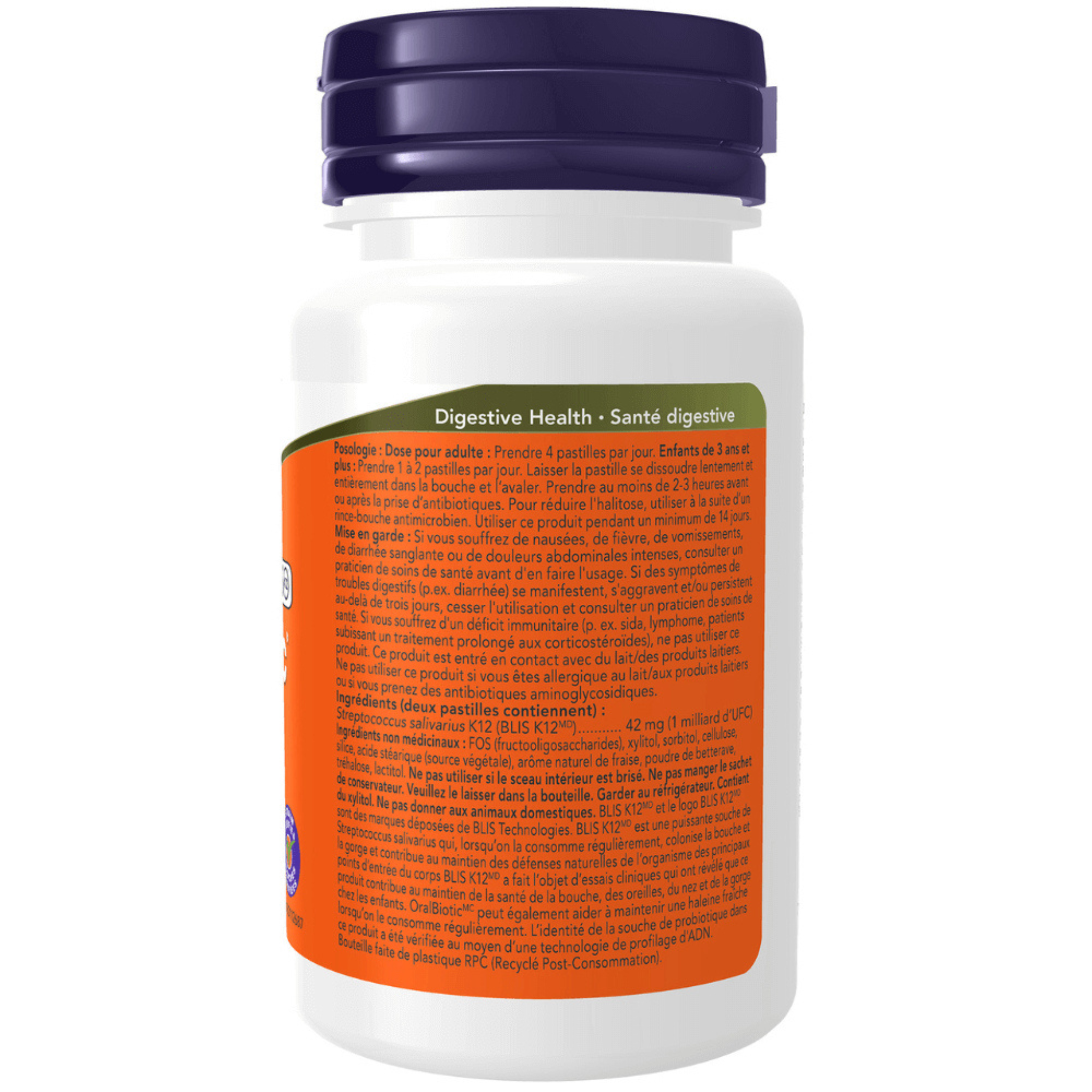 Now - Oral Biotic - 60 Lozenges (Keep Refrigerated)