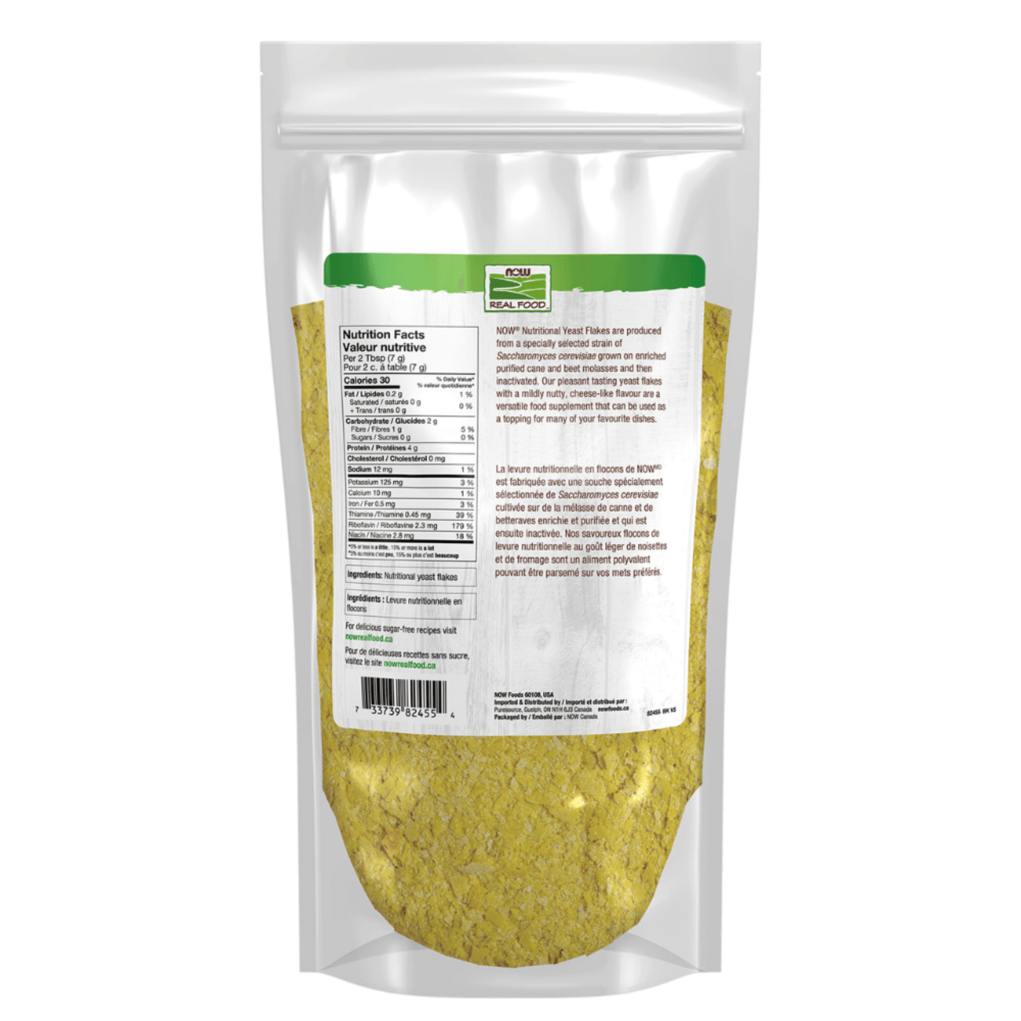 Now - Nutritional Yeast Flakes - 284g