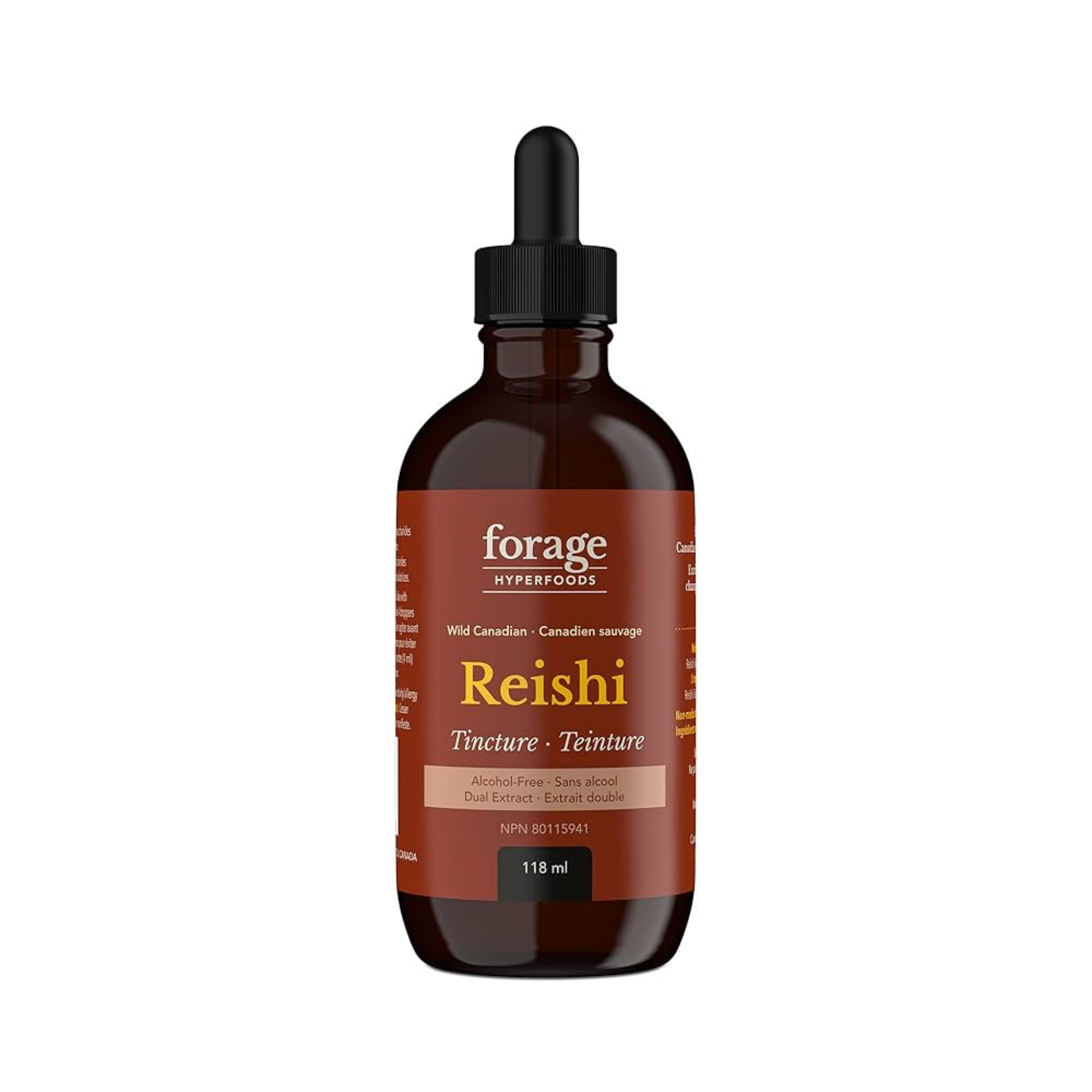 Forage Hyperfoods - Reishi Tincture Alcohol Free - 118ml (DSLM)