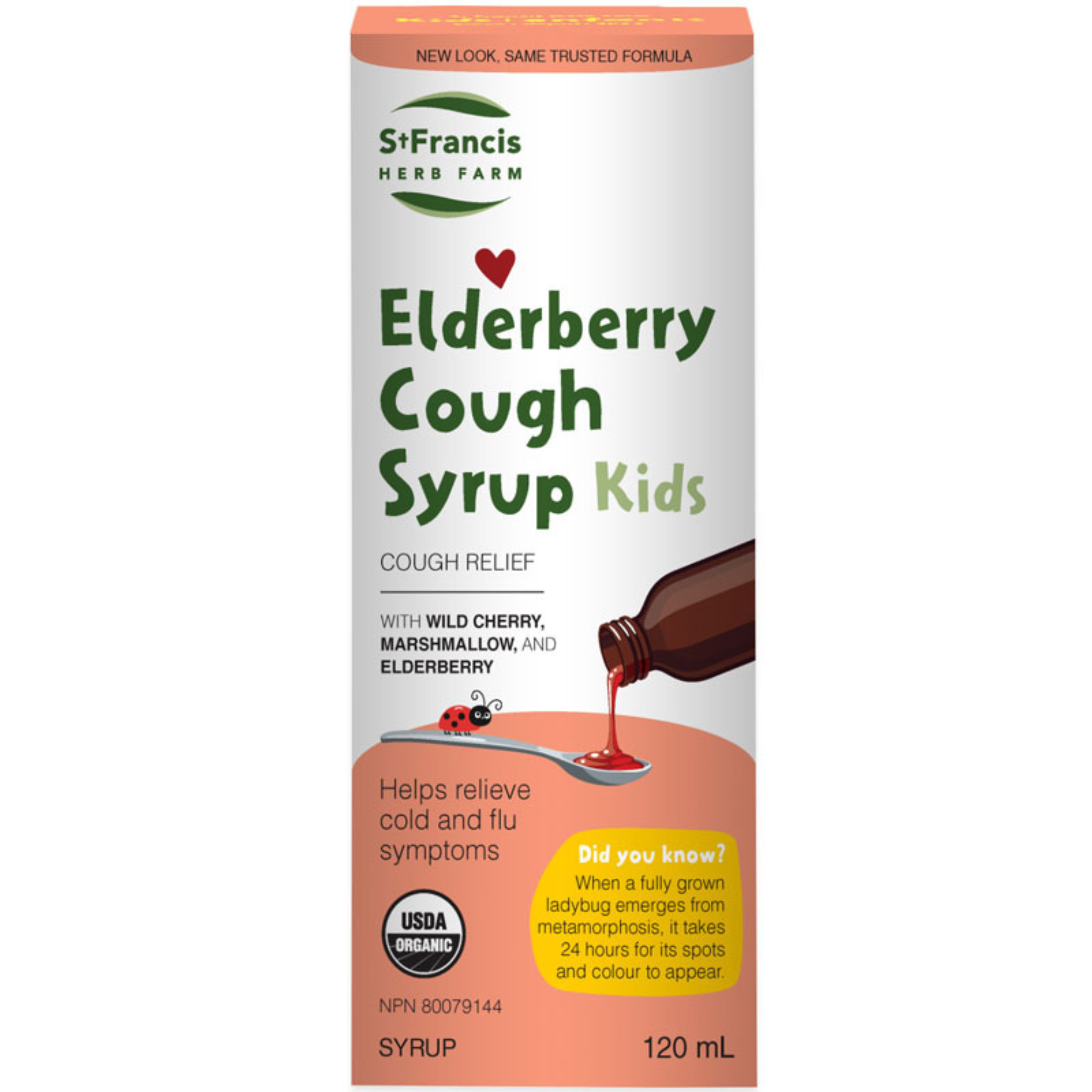 St Francis Herbs - Elderberry Cough Syrup Kids - 120ml