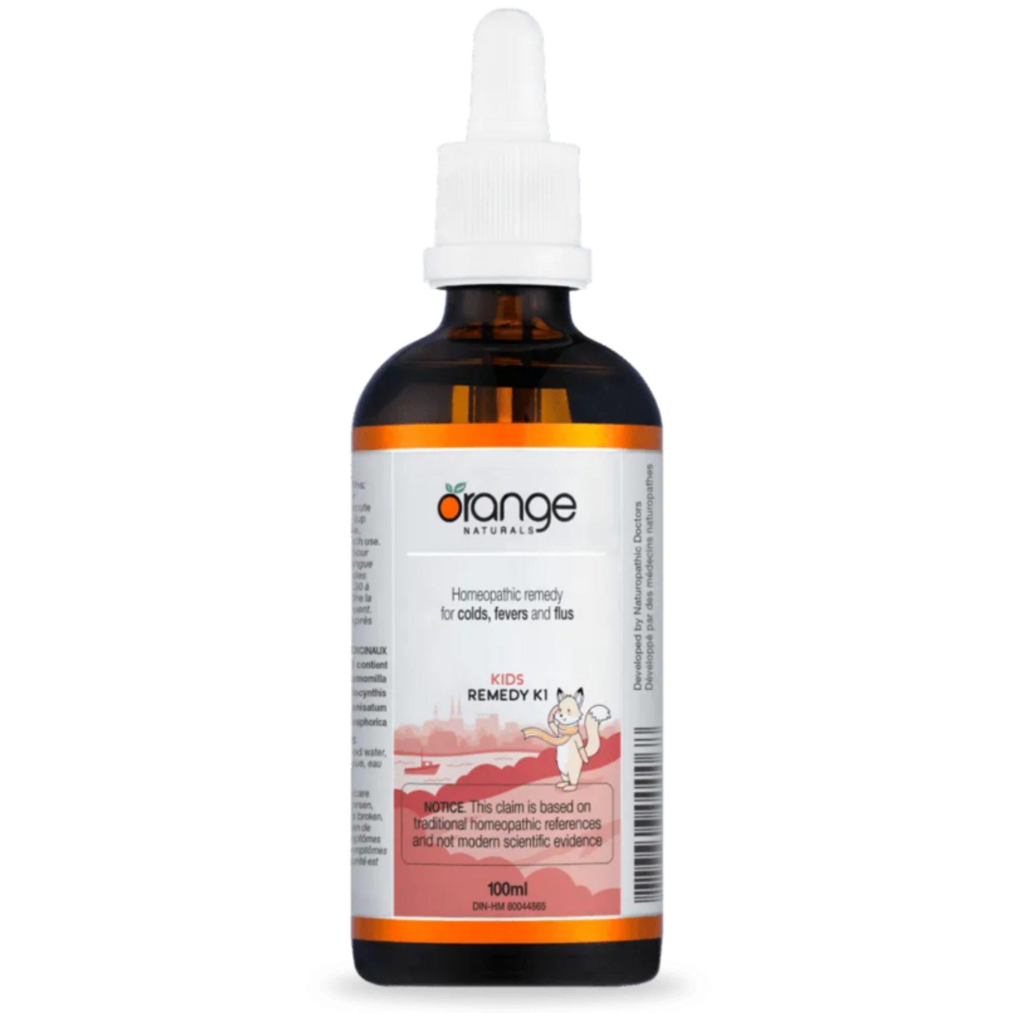 Orange Naturals - Kids Remedy K1 Homeopathic Cold and Flu - 100mL